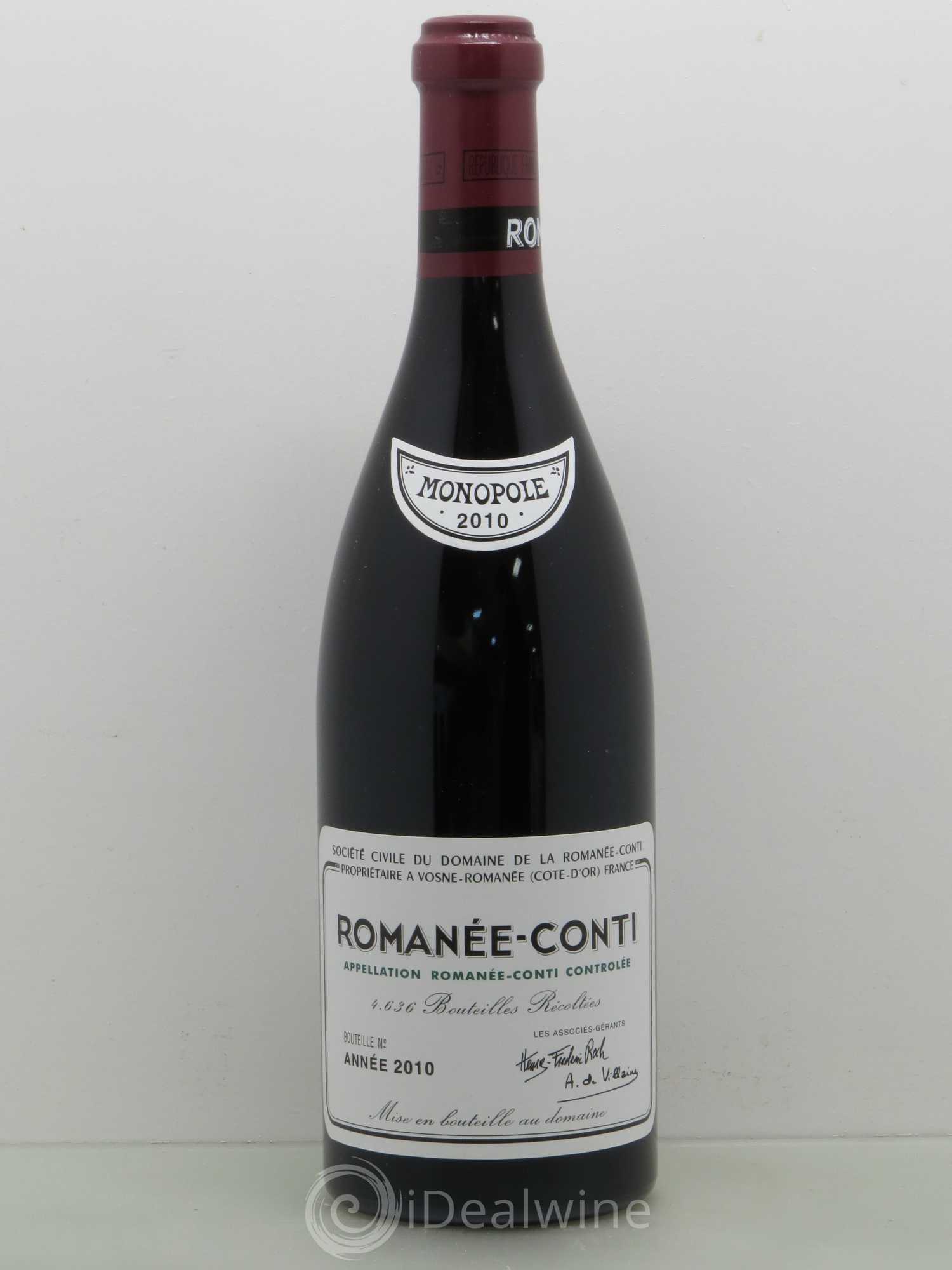 Assortiment 2010 du Domaine de la Romanée-Conti Domaine de la Romanée-Conti (1 Romanée Conti, 2 La Tâche, 2 Richebourg, 3 Romanée Saint-Vivant, 2 Echézeaux, 2 Corton) 2010 - Lotto di 12 bottiglie - 1