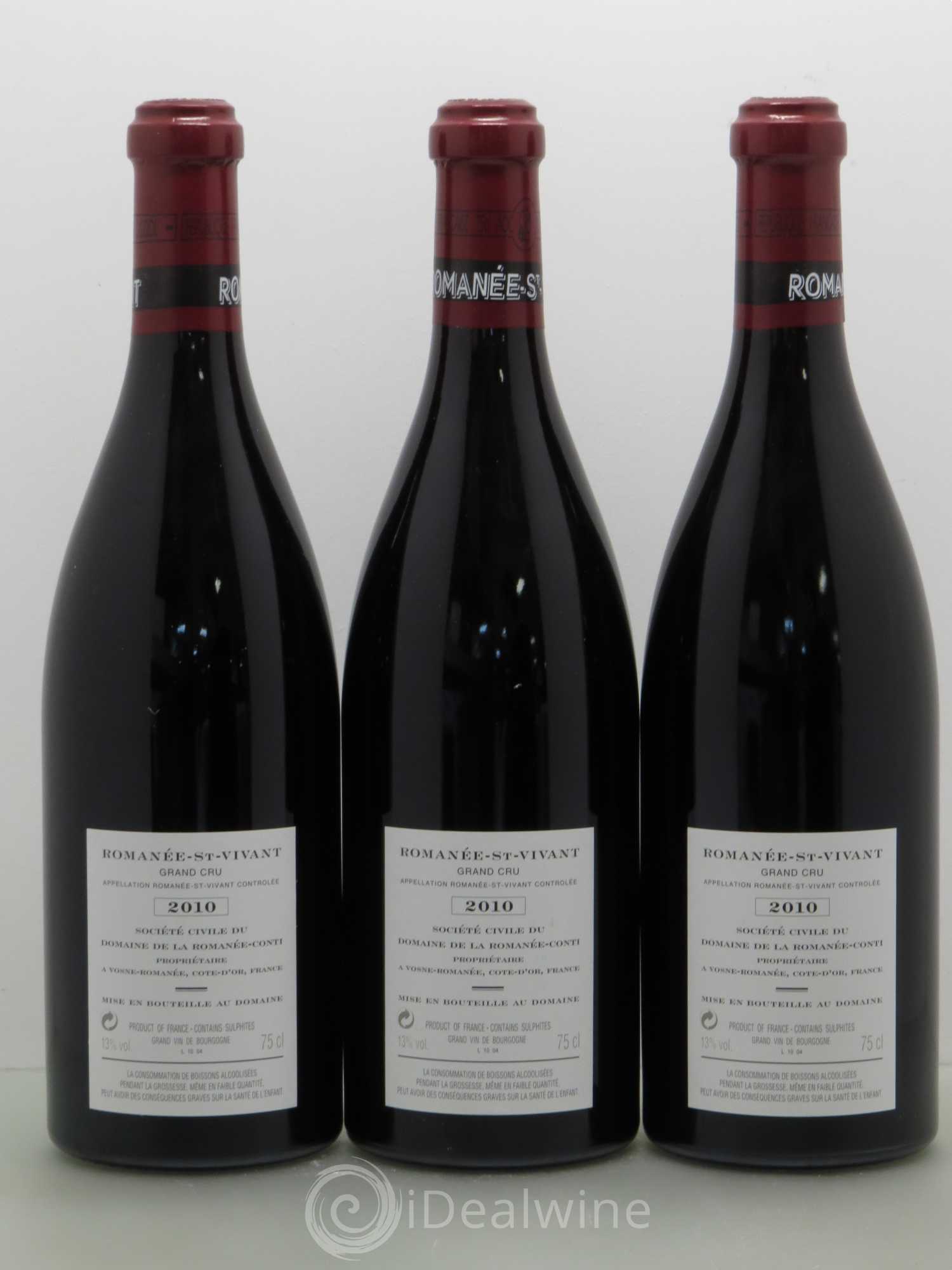 Assortiment 2010 du Domaine de la Romanée-Conti Domaine de la Romanée-Conti (1 Romanée Conti, 2 La Tâche, 2 Richebourg, 3 Romanée Saint-Vivant, 2 Echézeaux, 2 Corton) 2010 - Lotto di 12 bottiglie - 17