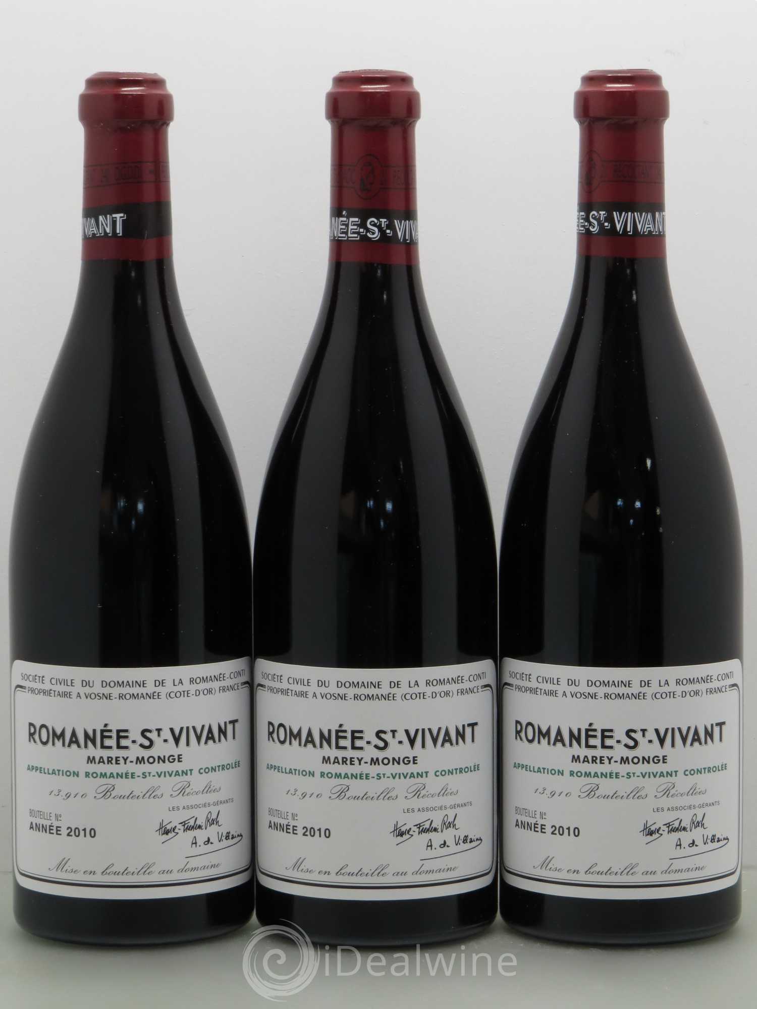 Assortiment 2010 du Domaine de la Romanée-Conti Domaine de la Romanée-Conti (1 Romanée Conti, 2 La Tâche, 2 Richebourg, 3 Romanée Saint-Vivant, 2 Echézeaux, 2 Corton) 2010 - Lotto di 12 bottiglie - 6