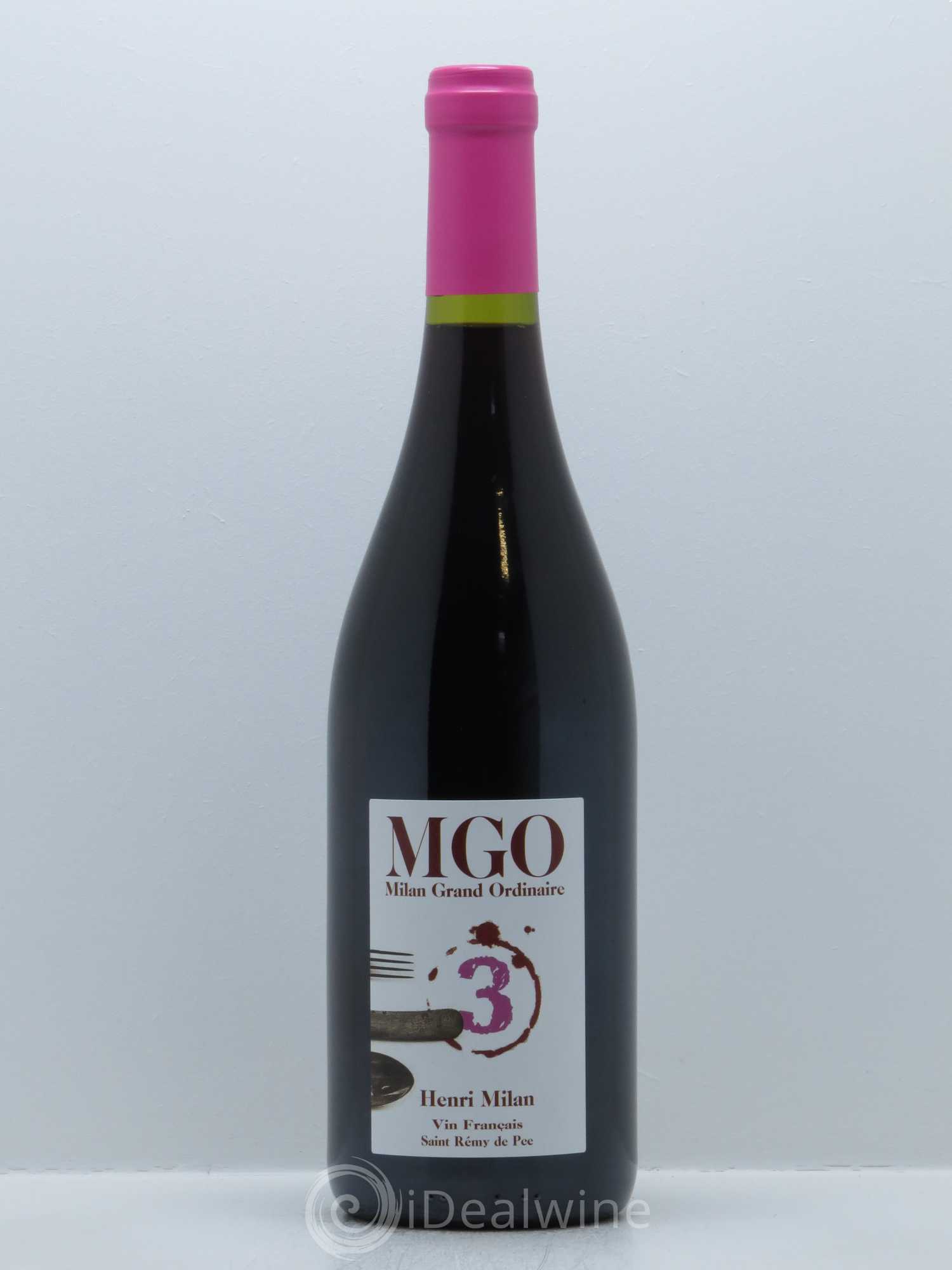 Vin de Table de France M.G.O. Henri Milan - Lot de 1 bouteille - 0