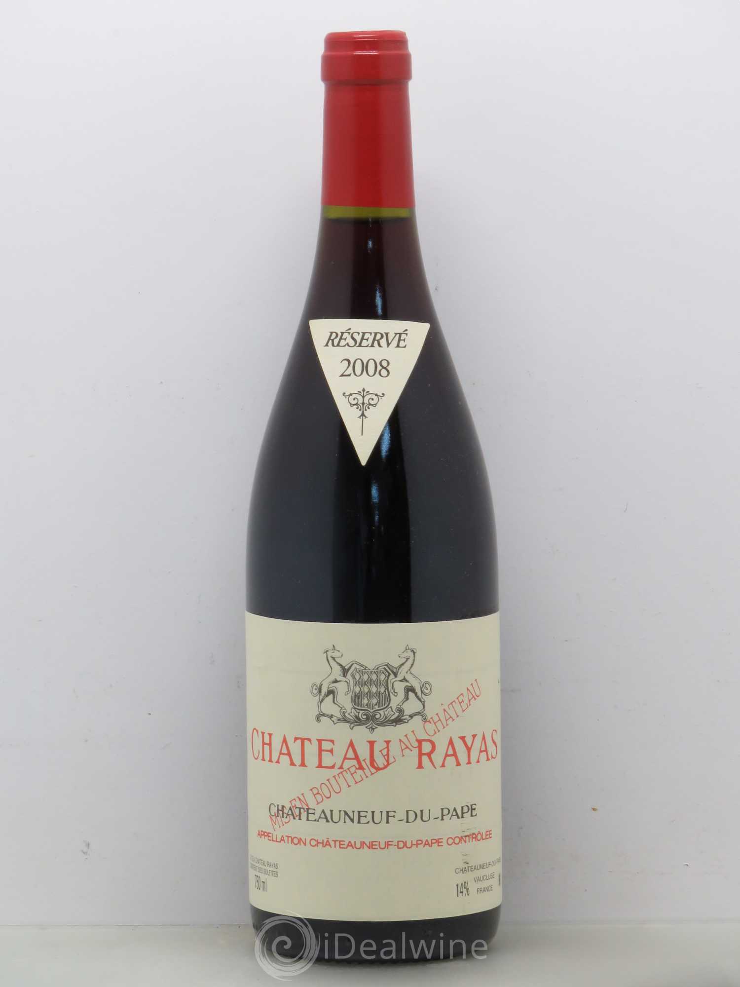 Châteauneuf-du-Pape Château Rayas Emmanuel Reynaud 2008 - Lot de 1 bouteille - 0