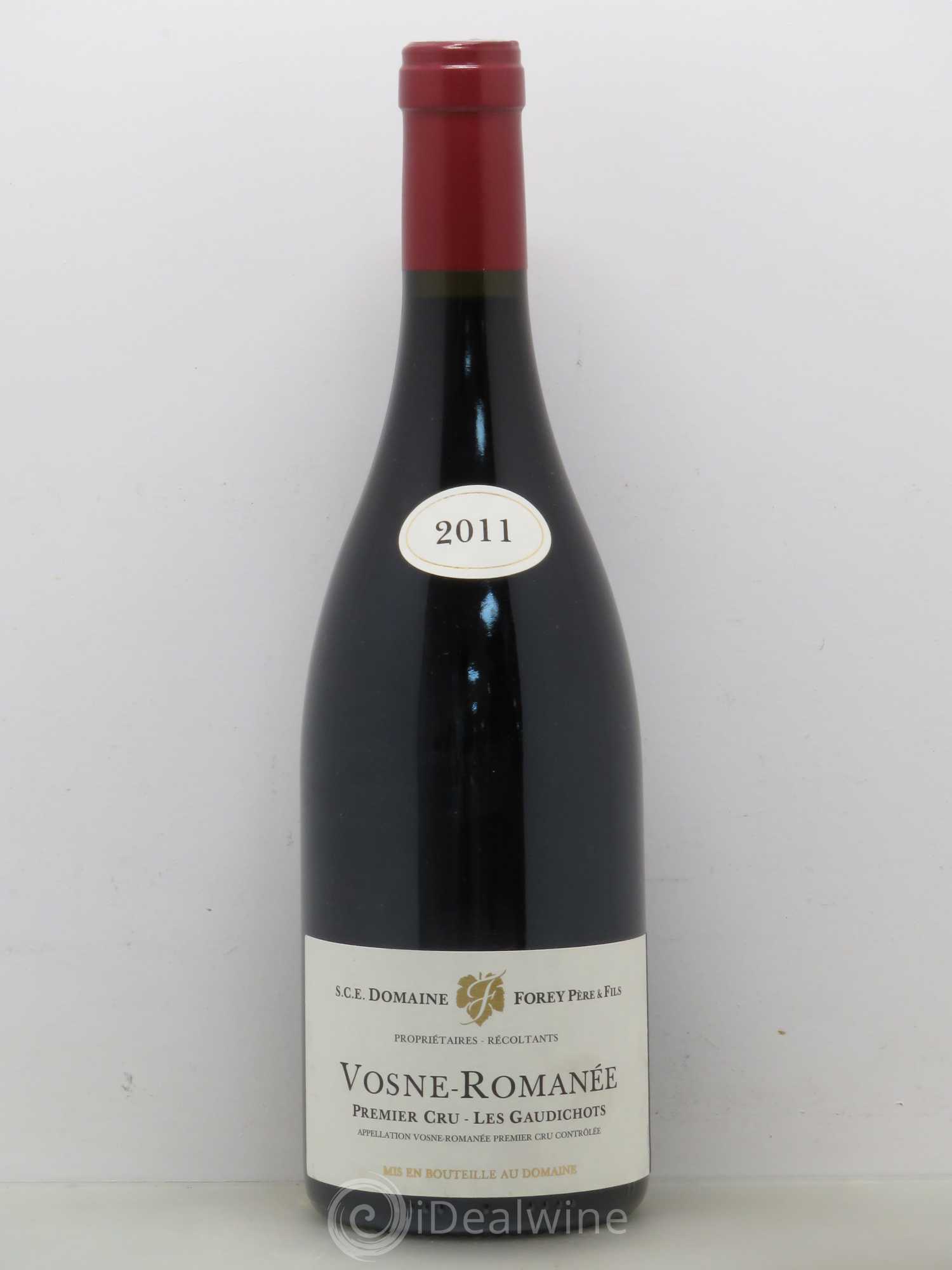 Vosne-Romanée 1er Cru Les Gaudichots Forey Père et Fils (Domaine) 2011 - Lot de 1 bouteille - 0