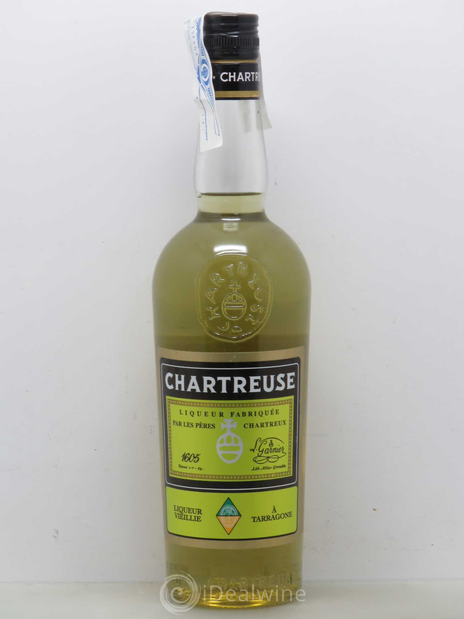 Chartreuse Tarragone Jaune Pères Chartreux Trois tonneaux 2004 - Lotto di 1 bottiglia - 0