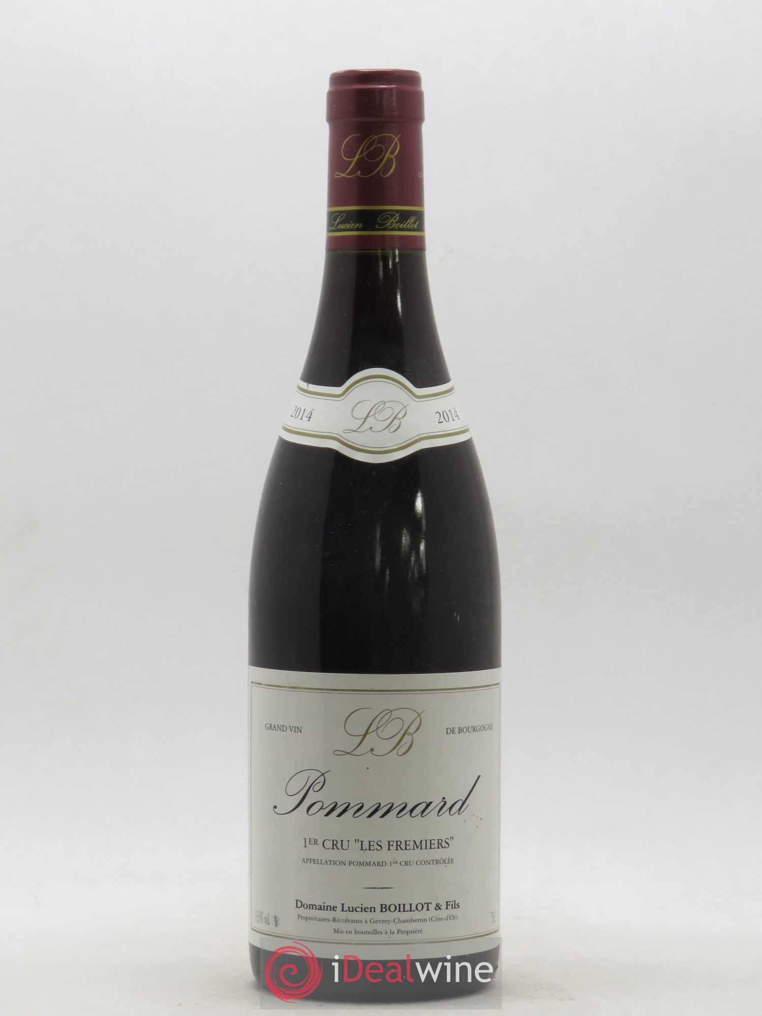 Pommard 1er Cru Les Frémiers Lucien Boillot & Fils (Domaine) 2014 - Lot de 1 bouteille - 0