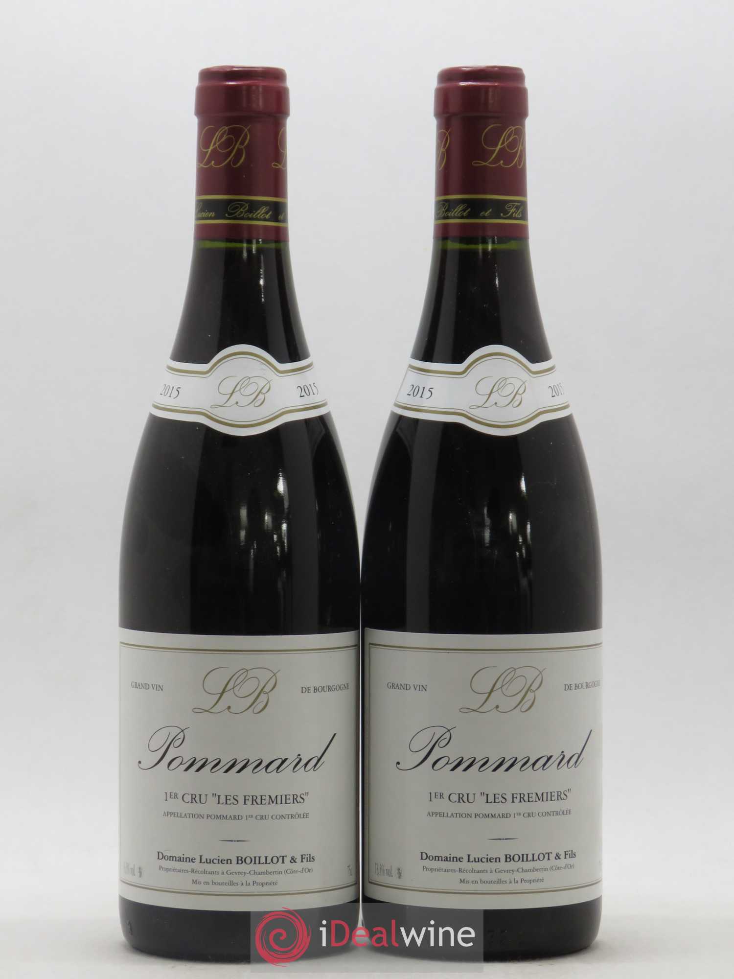 Pommard 1er Cru Les Frémiers Lucien Boillot & Fils (Domaine) 2015 - Lot de 2 bouteilles - 0
