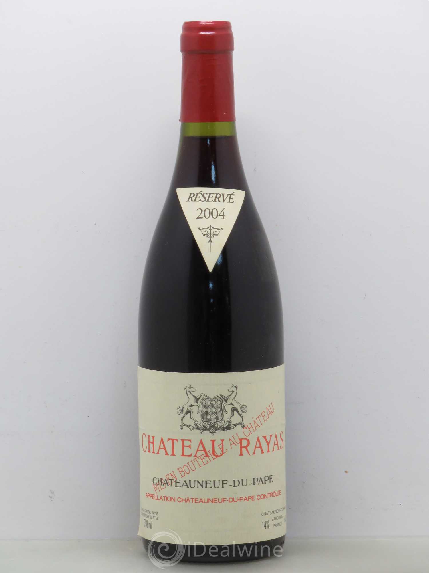 Châteauneuf-du-Pape Château Rayas Emmanuel Reynaud 2004 - Lot de 1 bouteille - 0