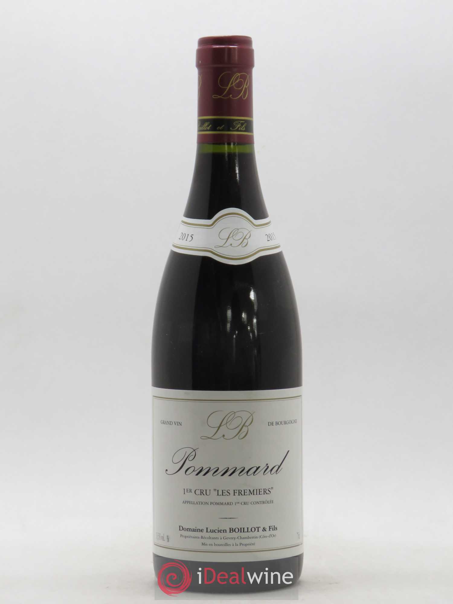 Pommard 1er Cru Les Frémiers Lucien Boillot & Fils (Domaine) 2015 - Lot de 1 bouteille - 0