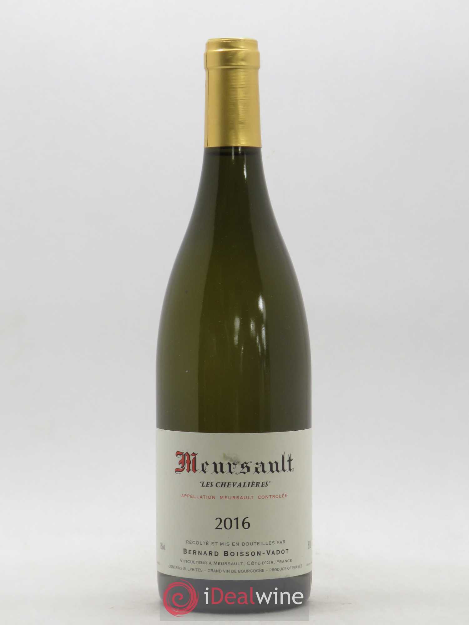 Meursault Les Chevalières Boisson-Vadot (Domaine) 2016 - Lot de 1 bouteille - 0
