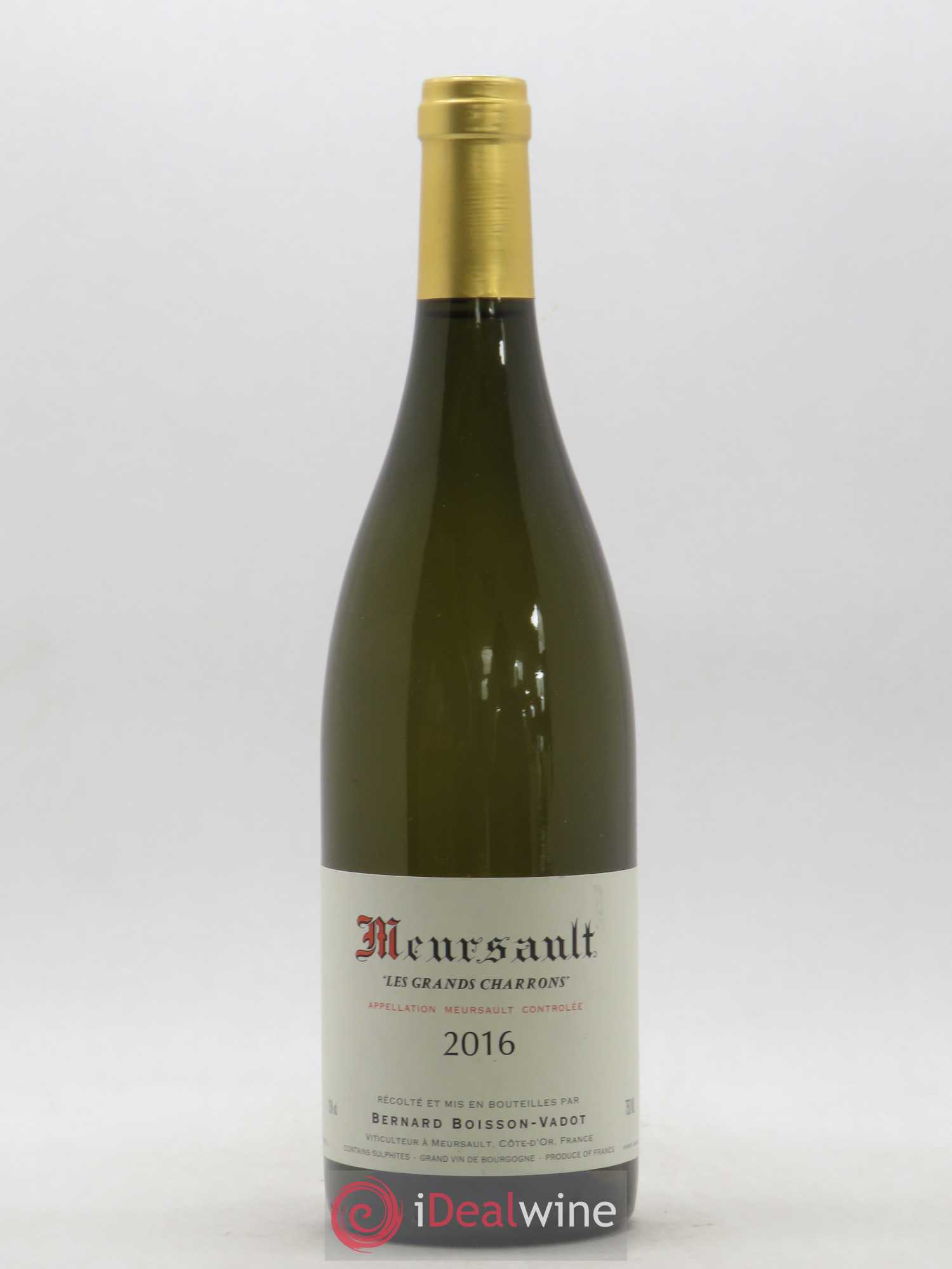 Meursault Les Grands Charrons Boisson-Vadot (Domaine) 2016 - Posten von 1 Flasche - 0