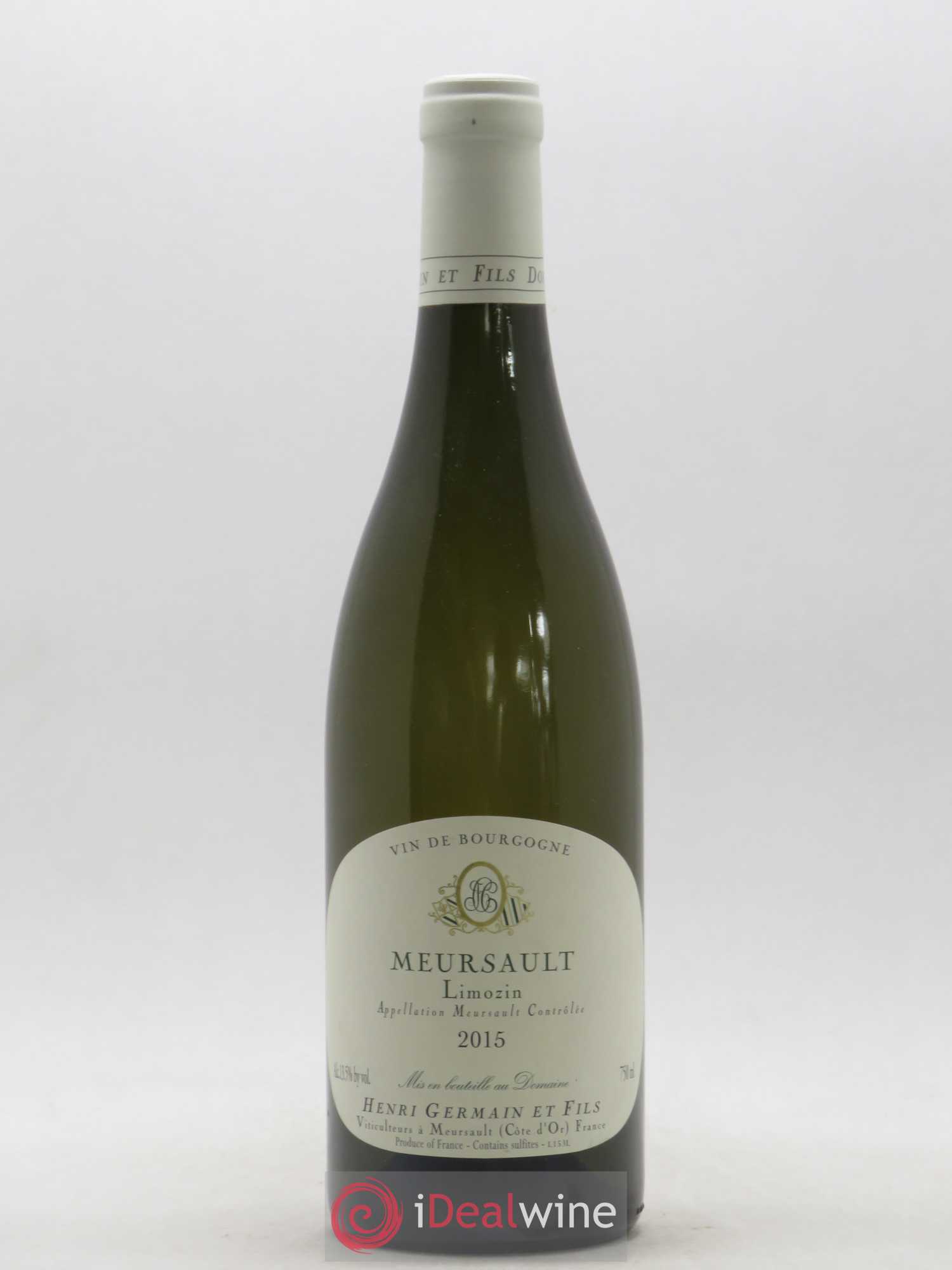Meursault Limozin Henri Germain 2015 - Lot de 1 bouteille - 0