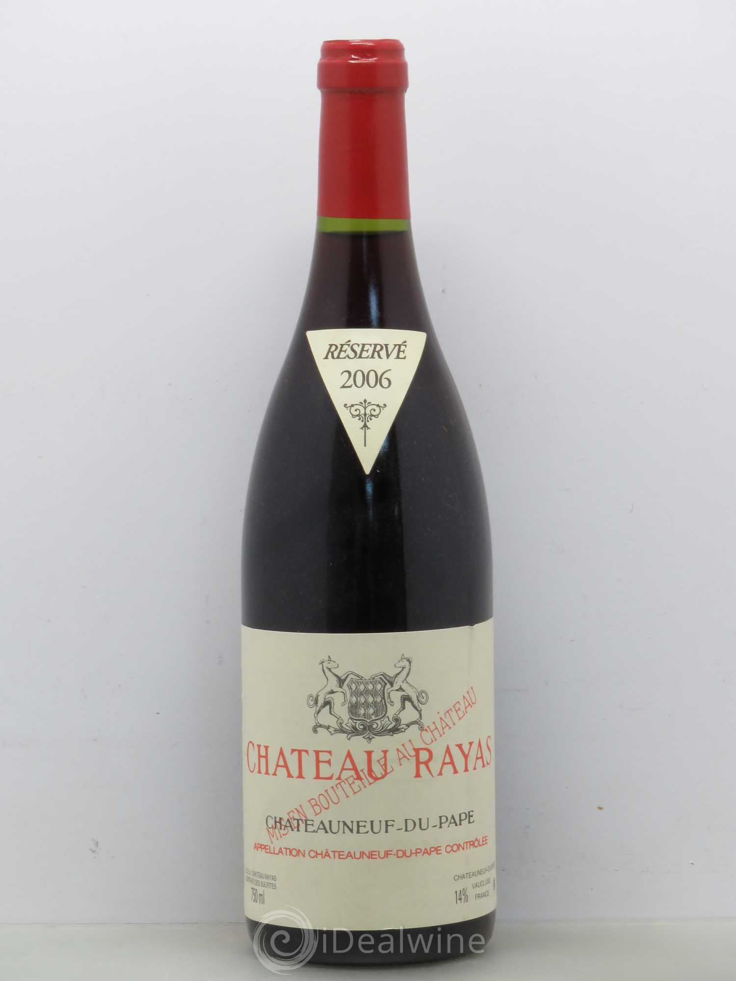 Châteauneuf-du-Pape Château Rayas Emmanuel Reynaud 2006 - Lot de 1 bouteille - 0