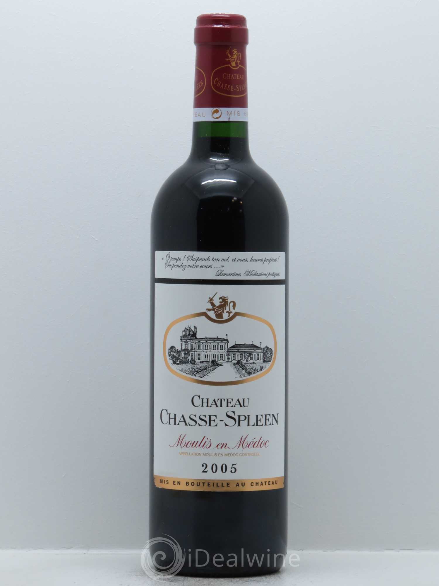Château Chasse Spleen 2005 - Lot de 1 bouteille - 0