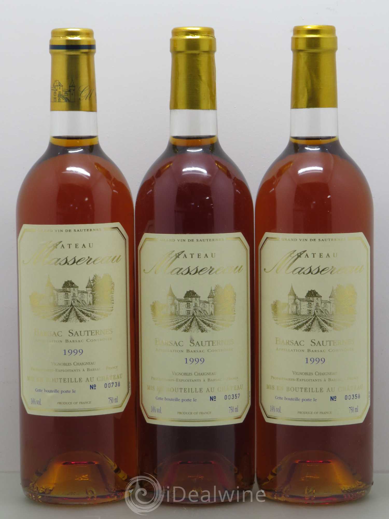 Barsac Château Massereau - Lotto di 6 bottiglie - 2