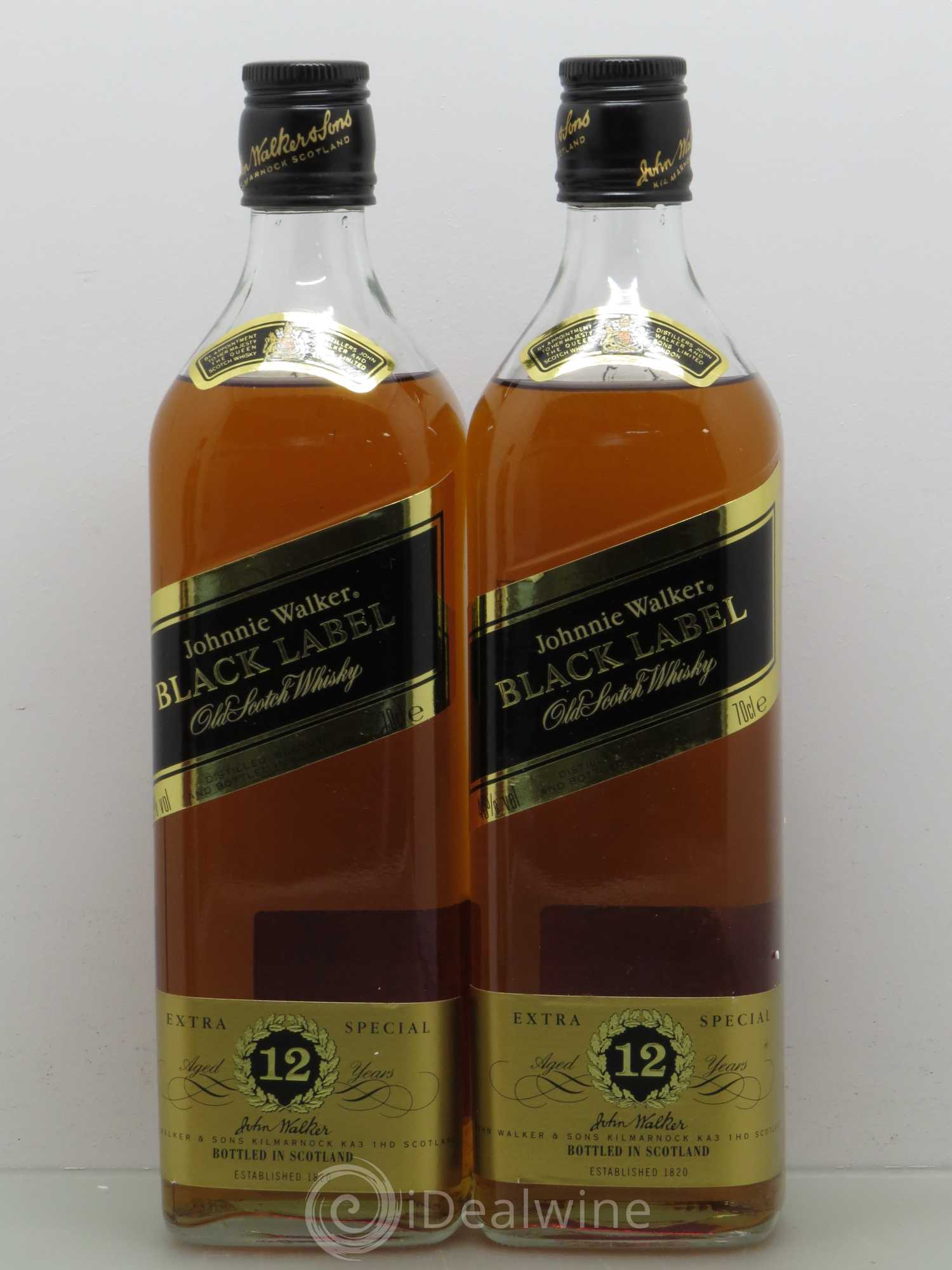 Whisky Johnnie Walker Black Label Extra Special 12 years Old - Posten von 2 Flaschen - 0