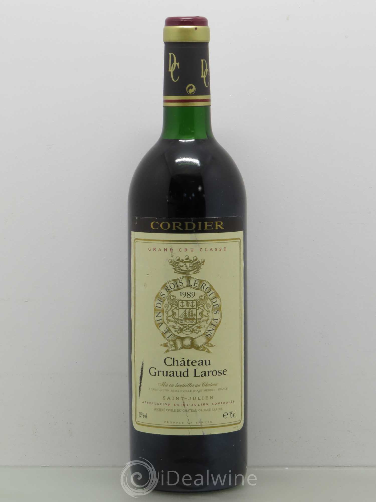 Château Gruaud Larose 2ème Grand Cru Classé 1989 - Lot de 1 bouteille - 0