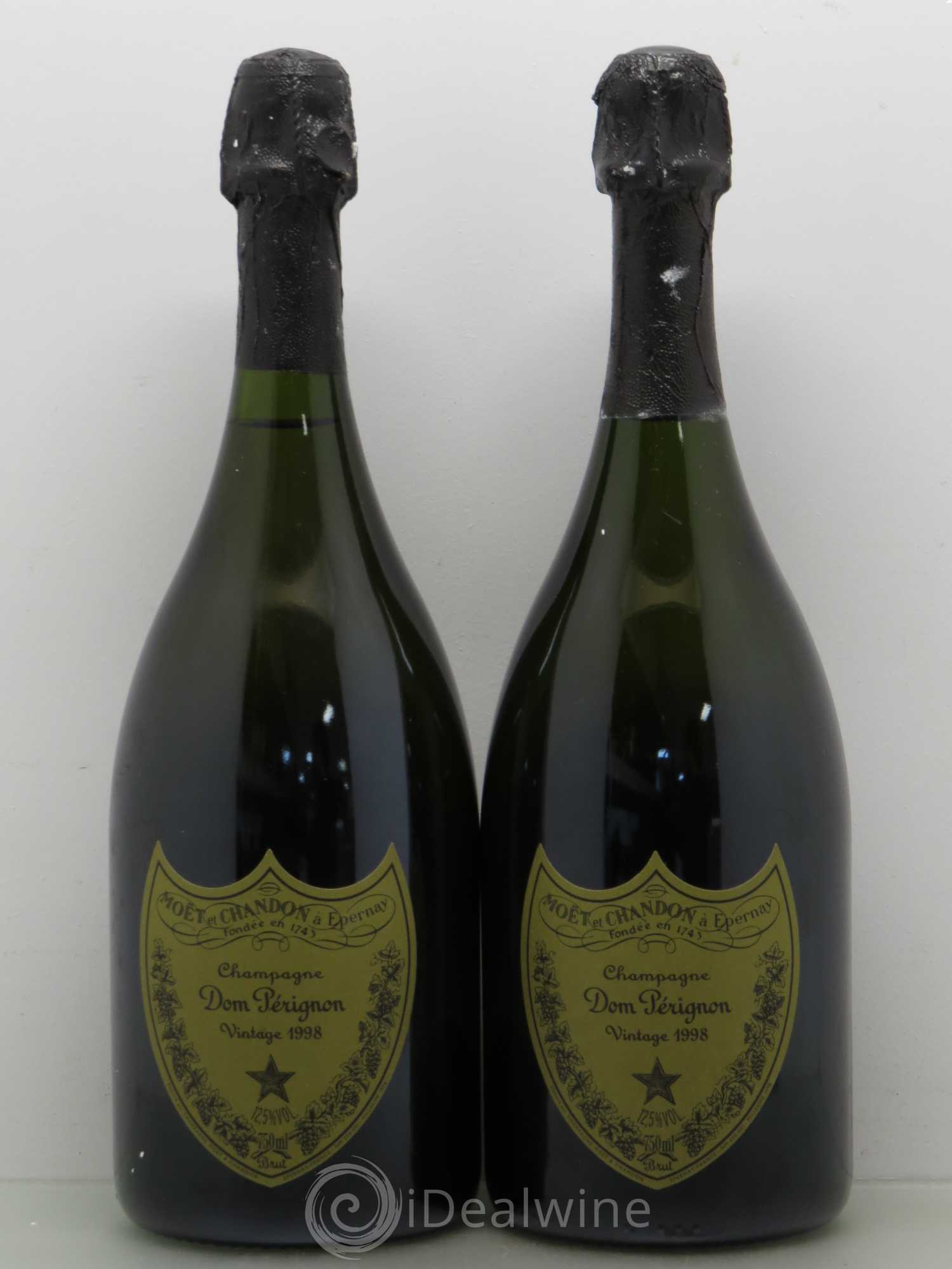 Brut Dom Pérignon 1998 - Lot de 2 bouteilles - 0