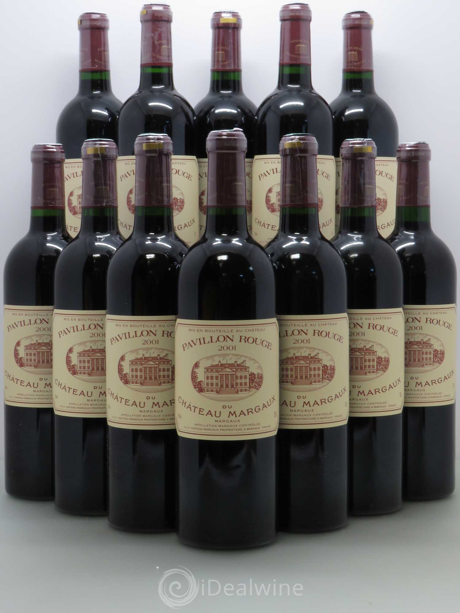 Pavillon Rouge du Château Margaux Second Vin 2001 - Lot de 12 bouteilles - 0