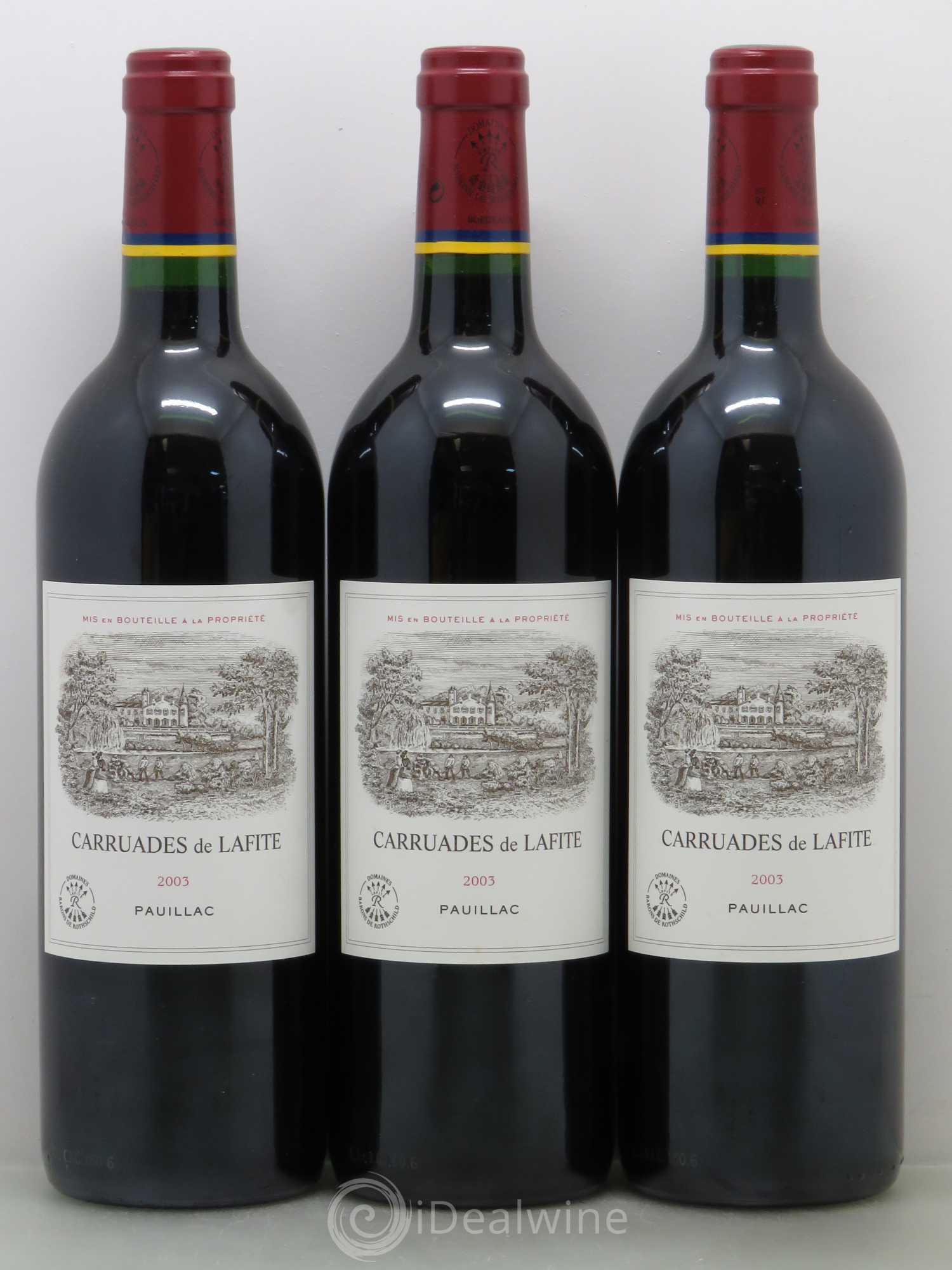 Carruades de Lafite Rothschild Second Vin 2003 - Lot de 6 bouteilles - 2