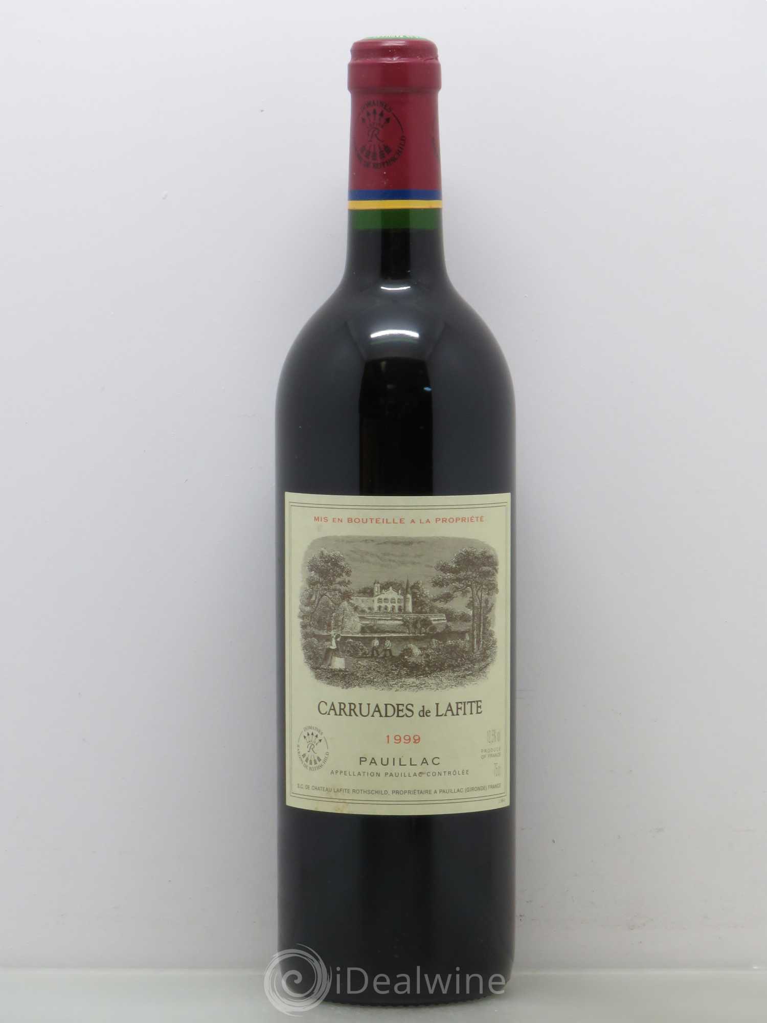 Carruades de Lafite Rothschild Second Vin 1999 - Lot de 1 bouteille - 0