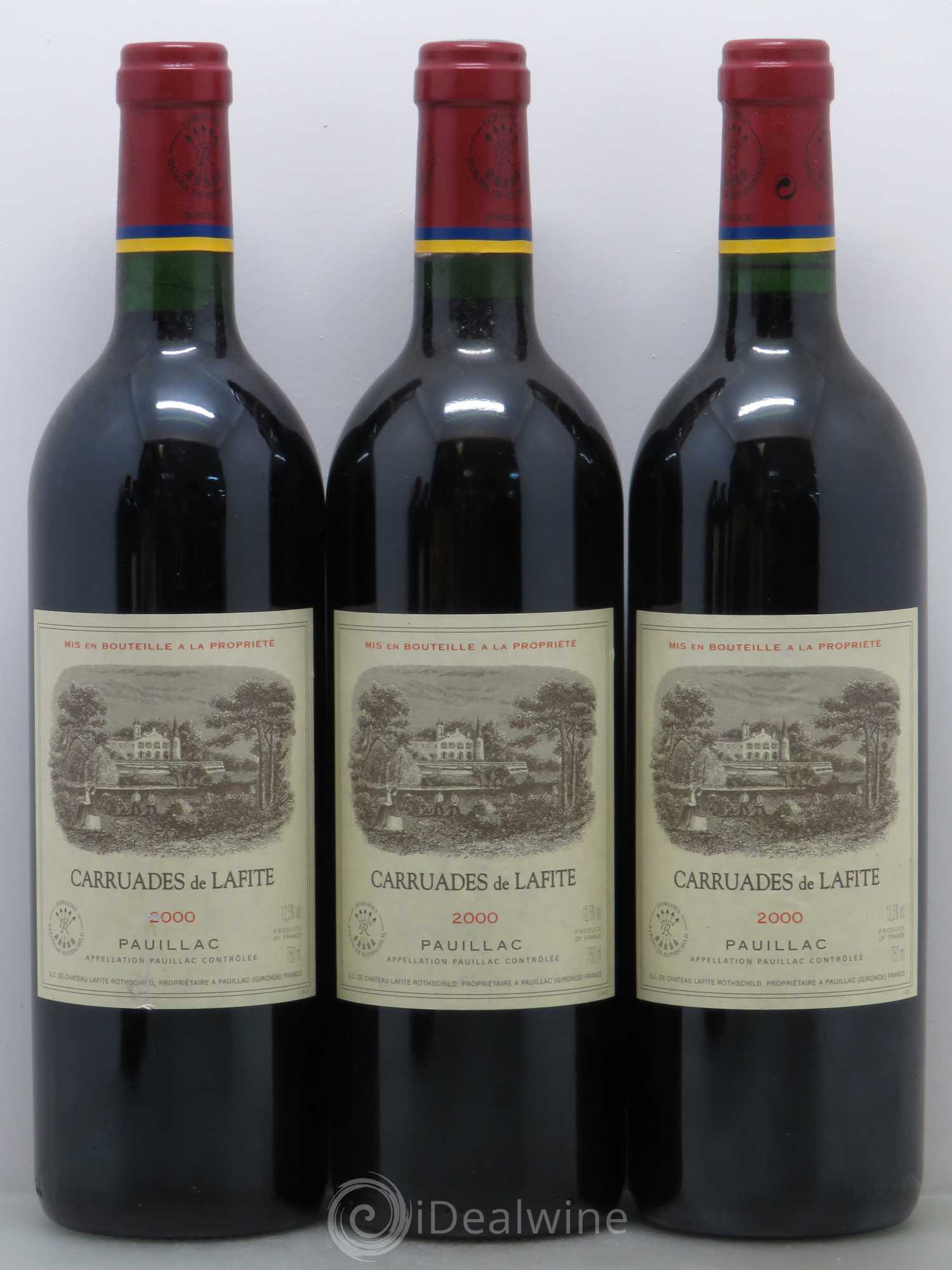 Carruades de Lafite Rothschild Second Vin 2000 - Lot de 5 bouteilles - 1