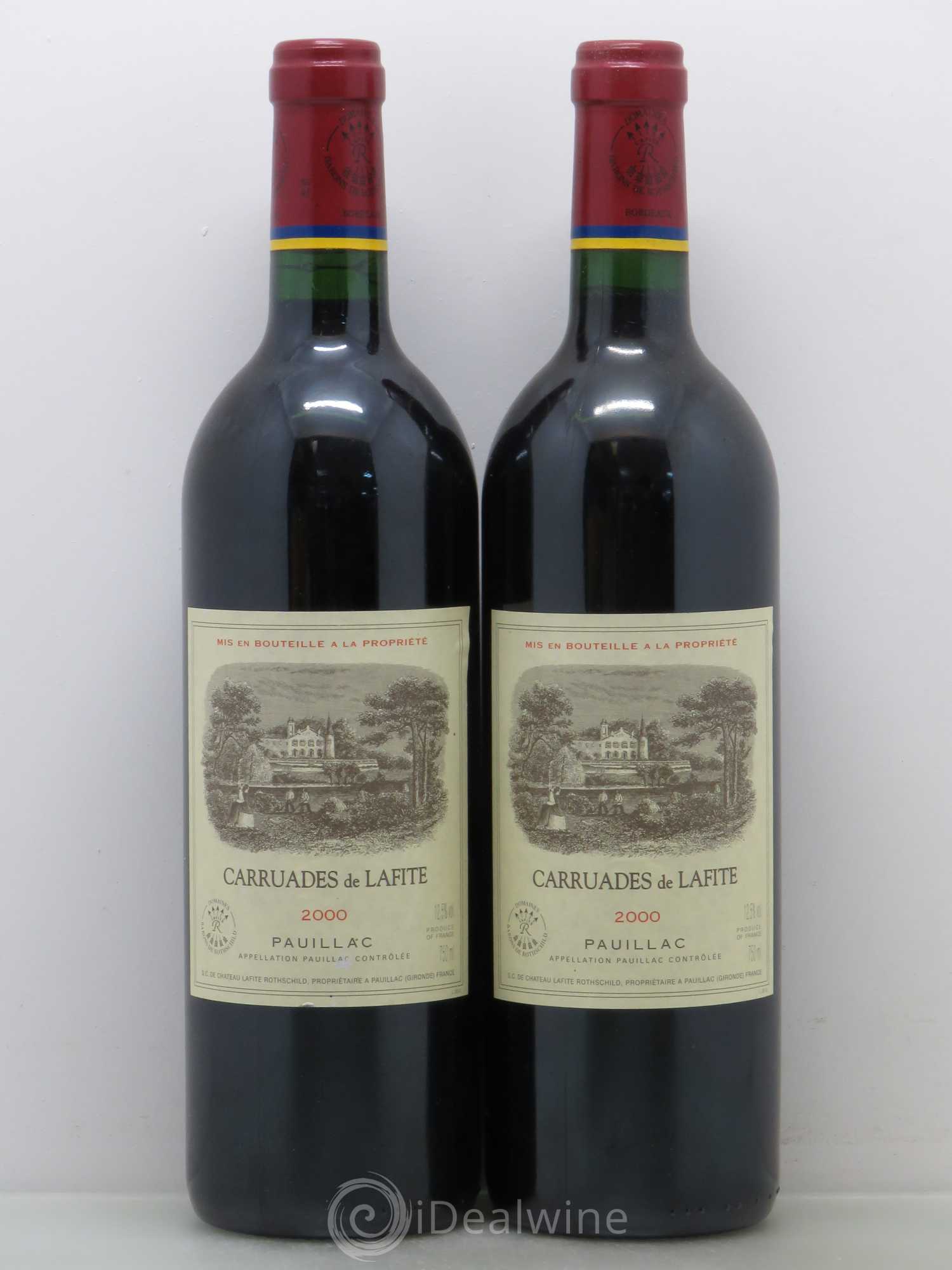 Carruades de Lafite Rothschild Second Vin 2000 - Lot de 5 bouteilles - 2