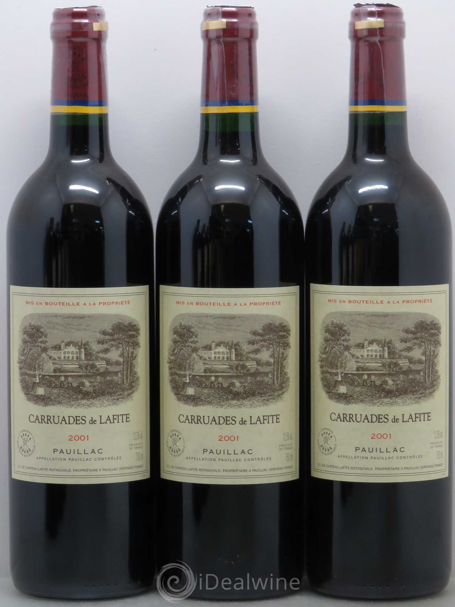 Carruades de Lafite Rothschild Second Vin 2001 - Lot de 6 bouteilles - 1