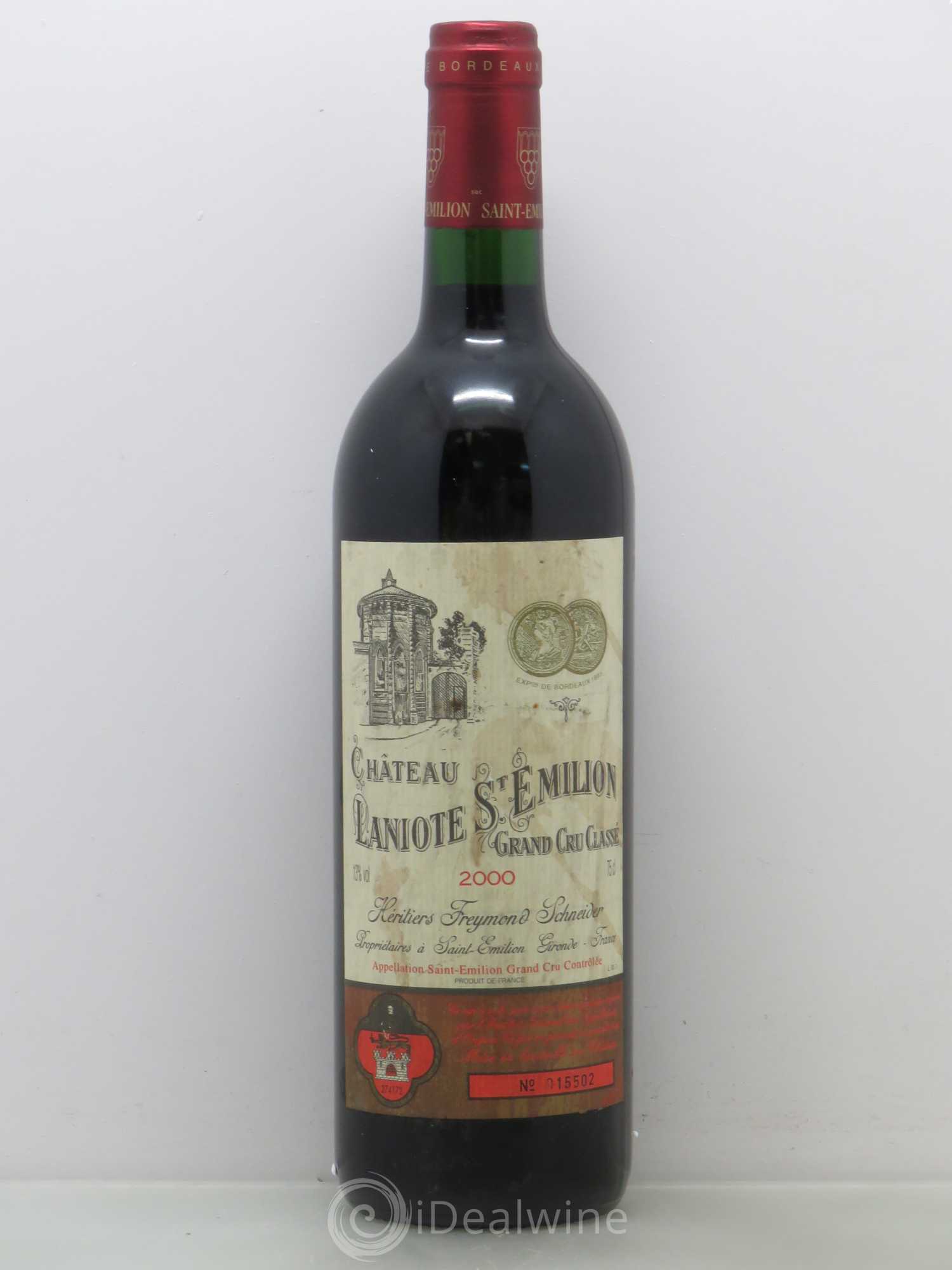 Château Laniote Grand Cru Classé 2000 - Lot de 1 bouteille - 0