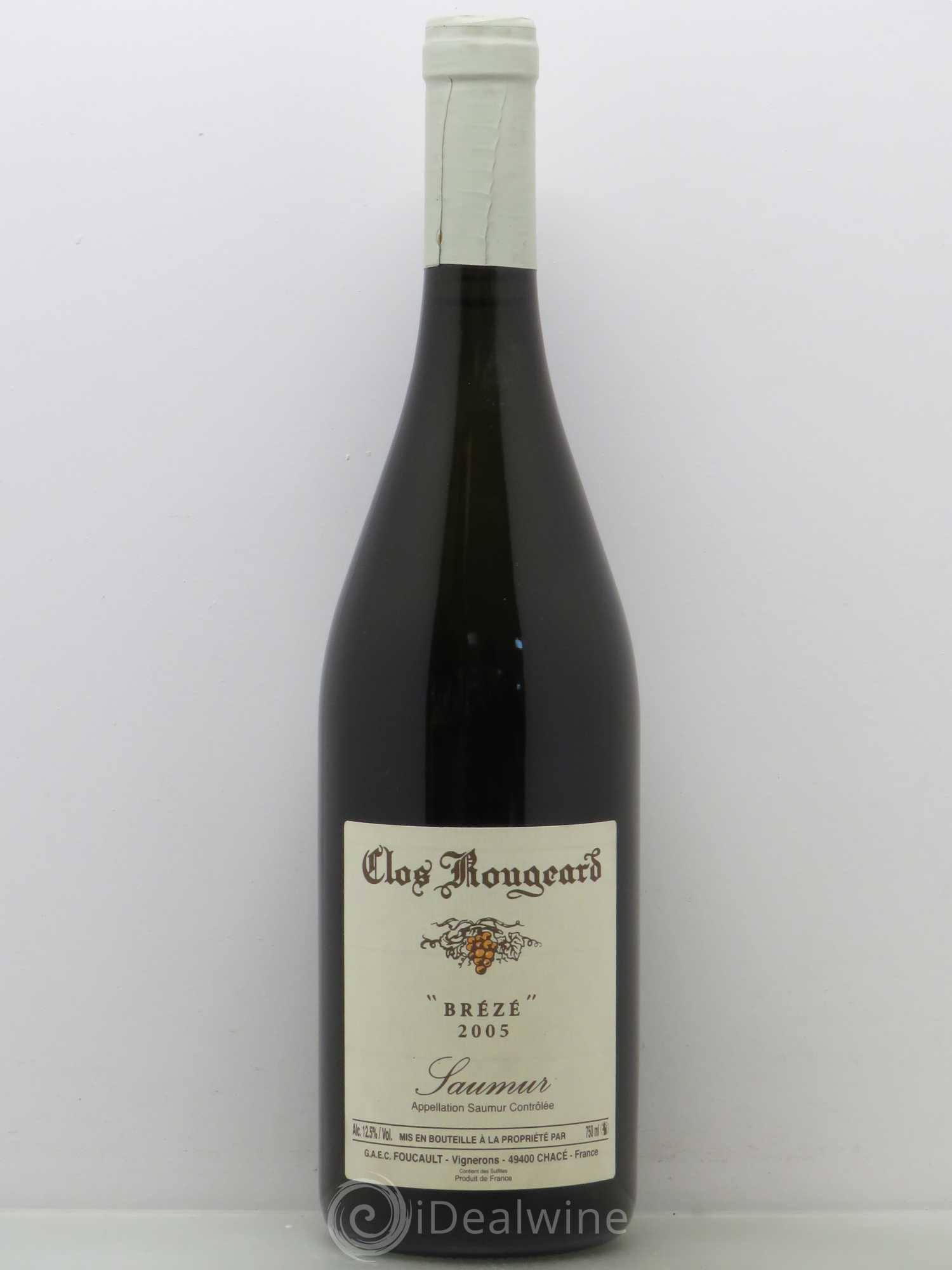 Saumur Brézé Clos Rougeard 2005 - Lot de 1 bouteille - 0