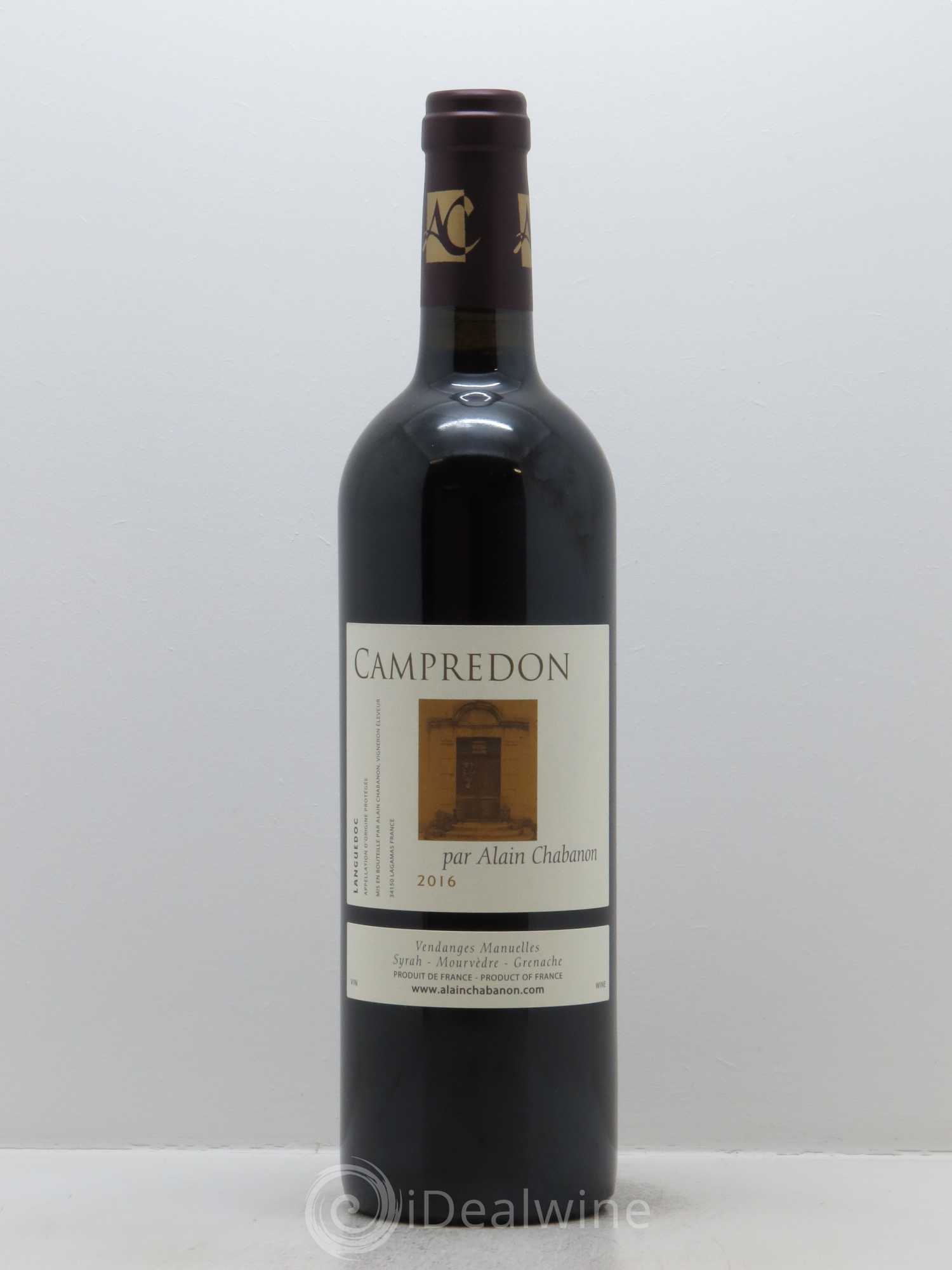 Terrasse du Larzac (anciennement Coteaux du Languedoc) Campredon Alain Chabanon (Domaine) 2016 - Lot de 1 bouteille - 0
