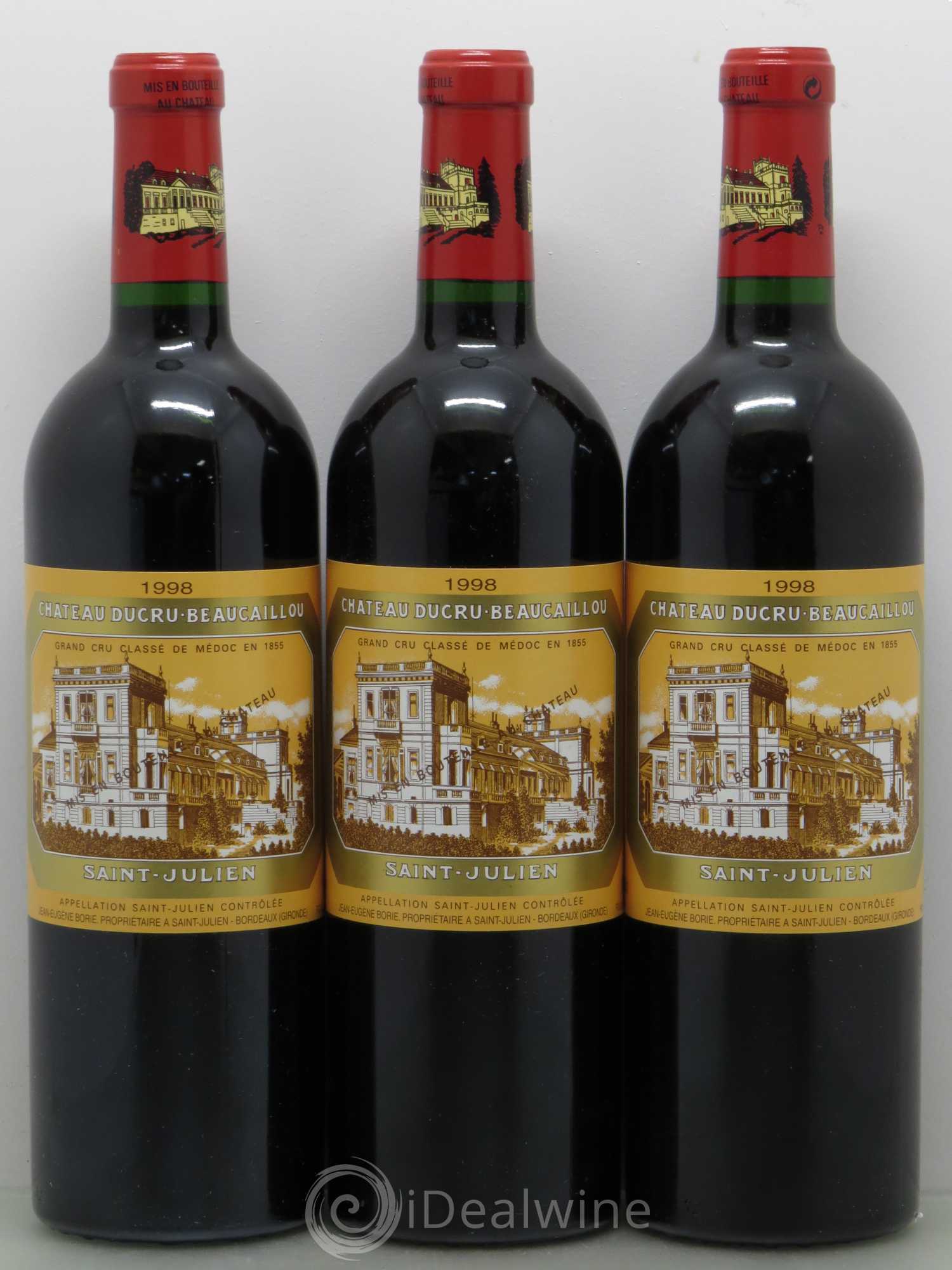 Château Ducru Beaucaillou 2ème Grand Cru Classé 1998 - Lot de 12 bouteilles - 1