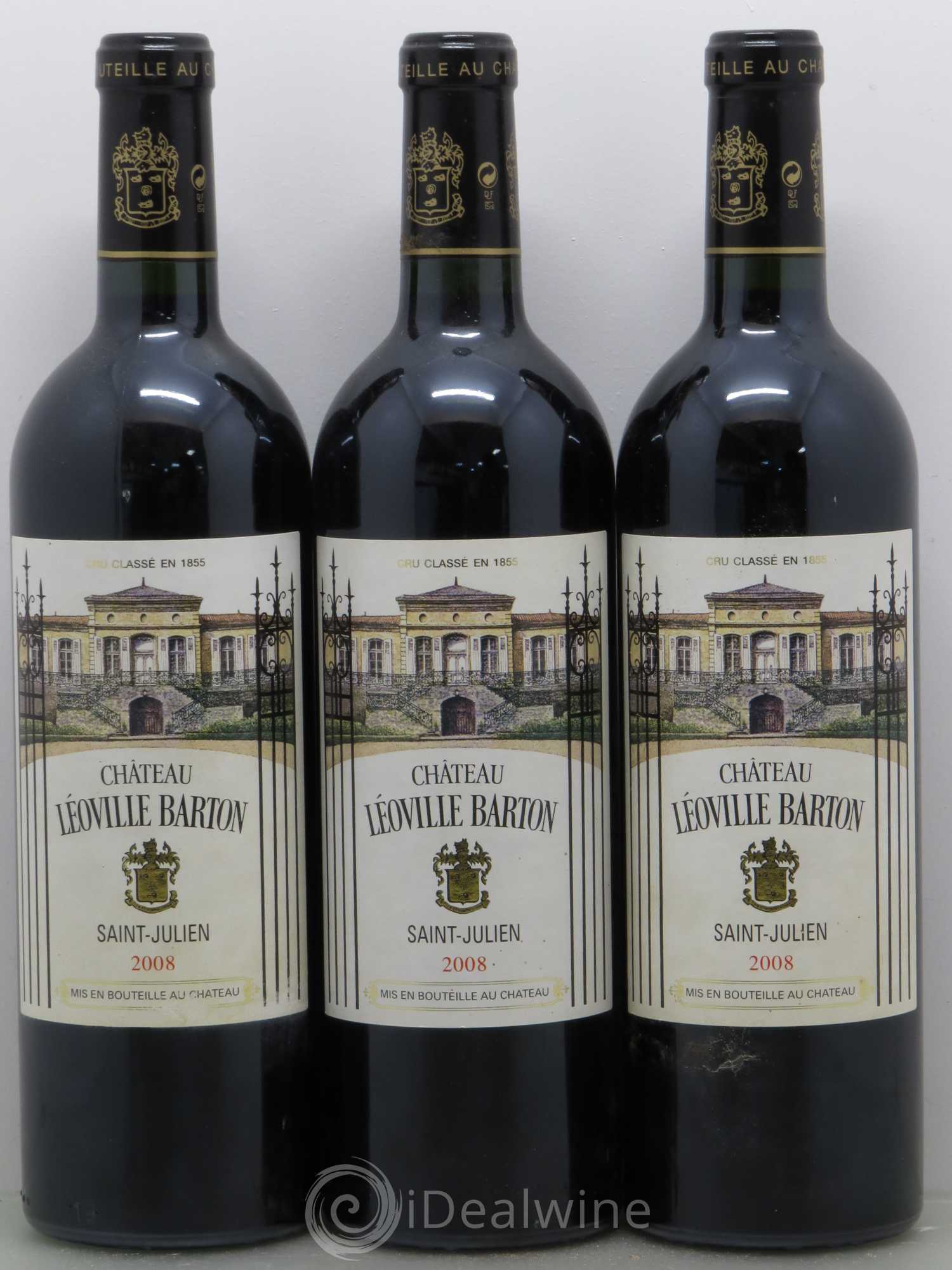 Château Léoville Barton 2ème Grand Cru Classé 2008 - Lot de 6 bouteilles - 2