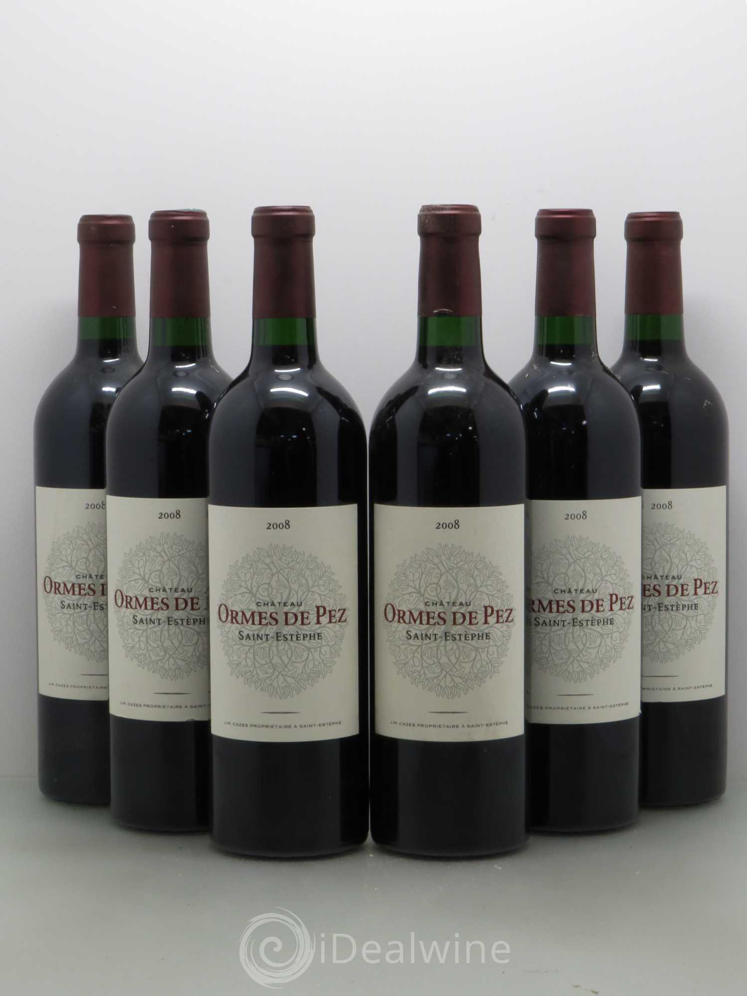 Château les Ormes de Pez 2008 - Lot de 6 bouteilles - 0