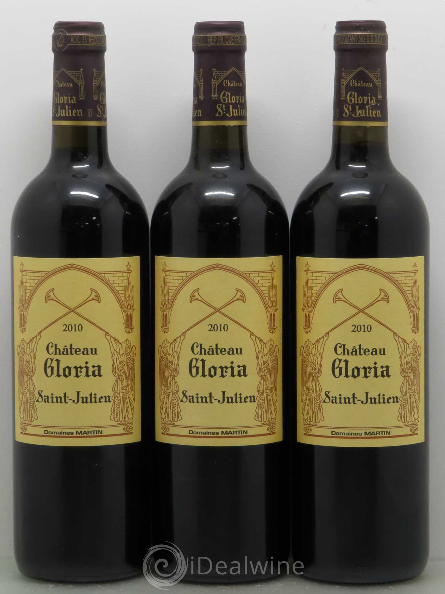 Château Gloria 2010 - Lot de 6 bouteilles - 1
