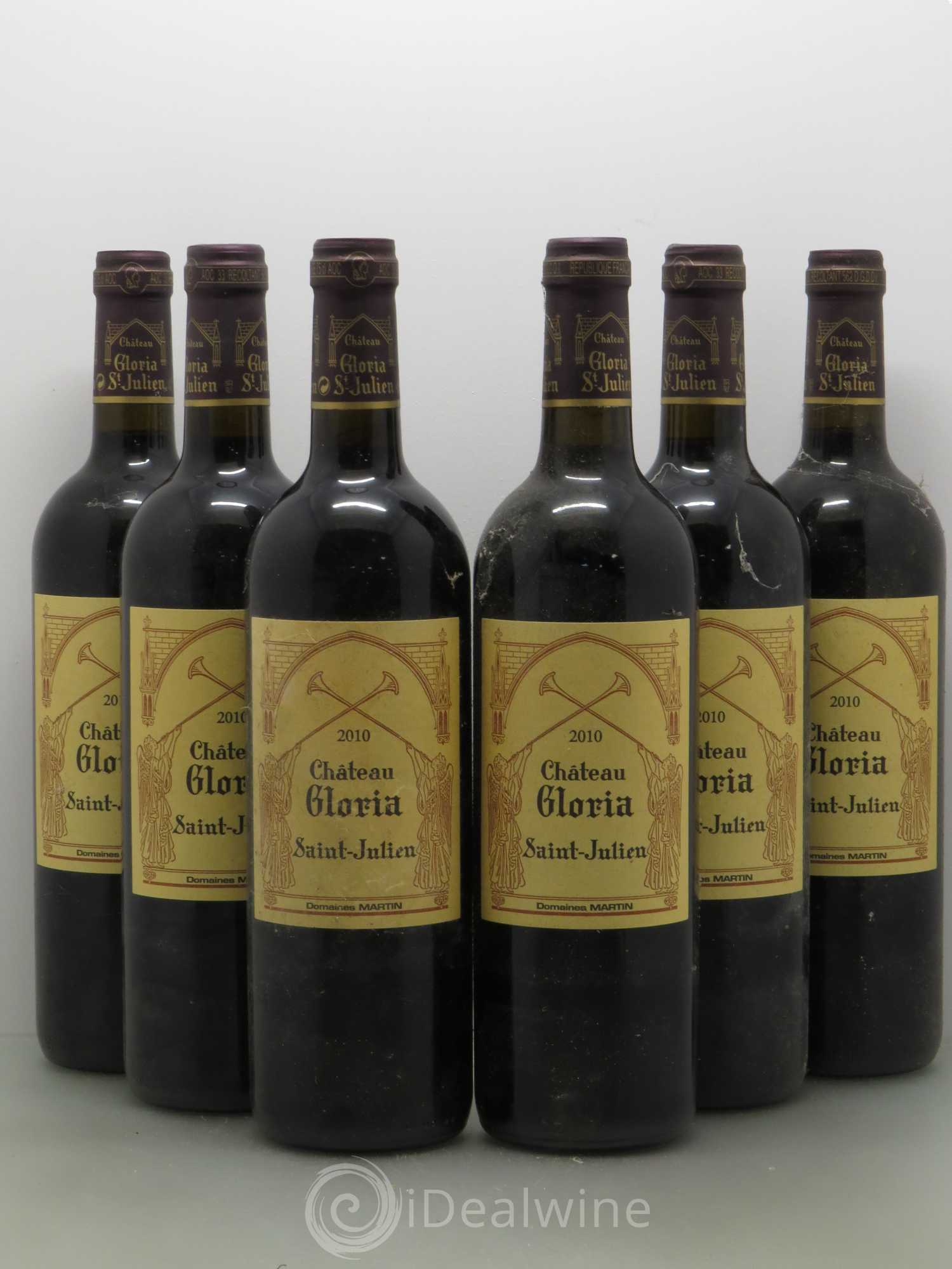 Château Gloria 2010 - Lot de 6 bouteilles - 0