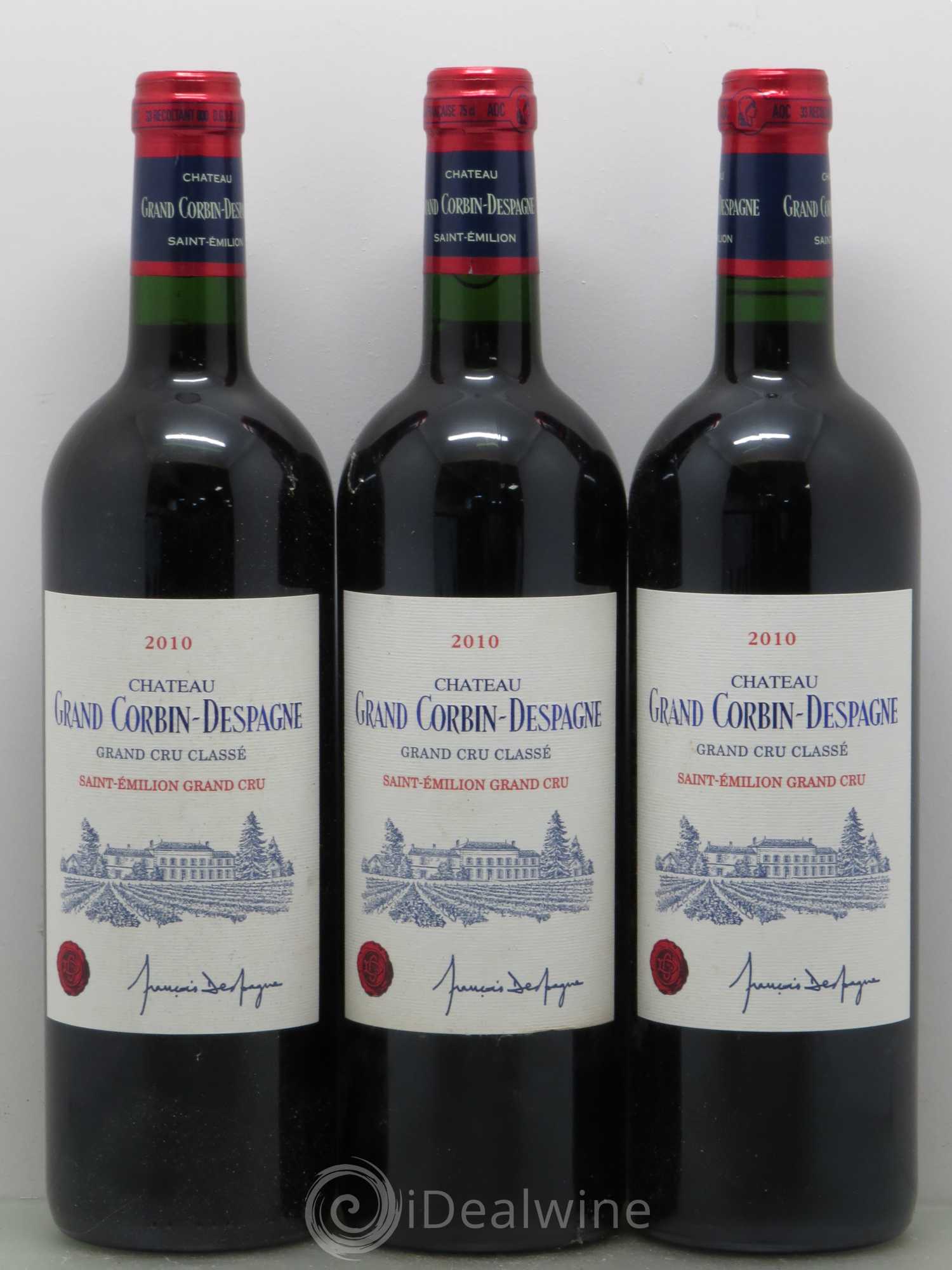 Château Grand Corbin Despagne Grand Cru Classé 2010 - Lot de 12 bouteilles - 3