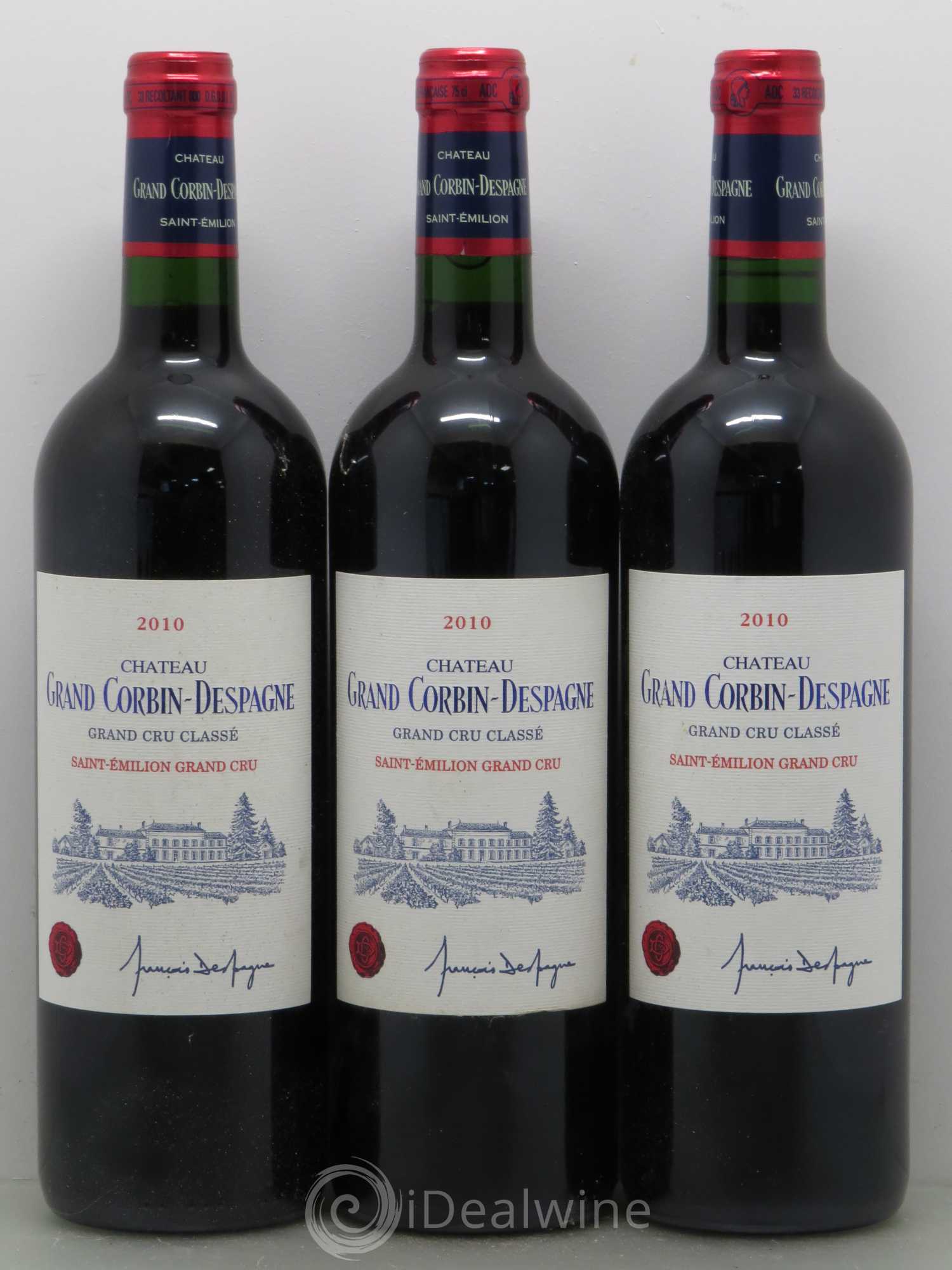 Château Grand Corbin Despagne Grand Cru Classé 2010 - Lot de 12 bouteilles - 4