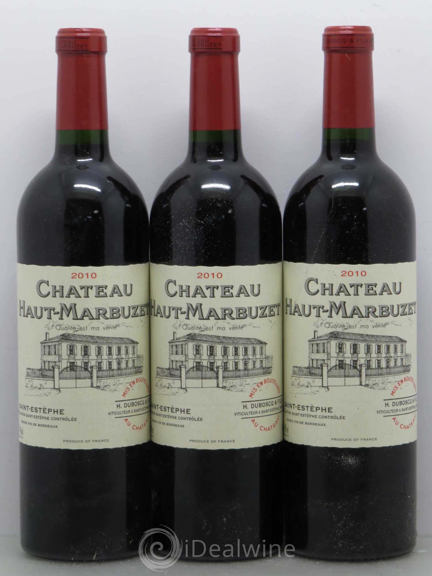 Château Haut Marbuzet 2010 - Lot de 6 bouteilles - 2
