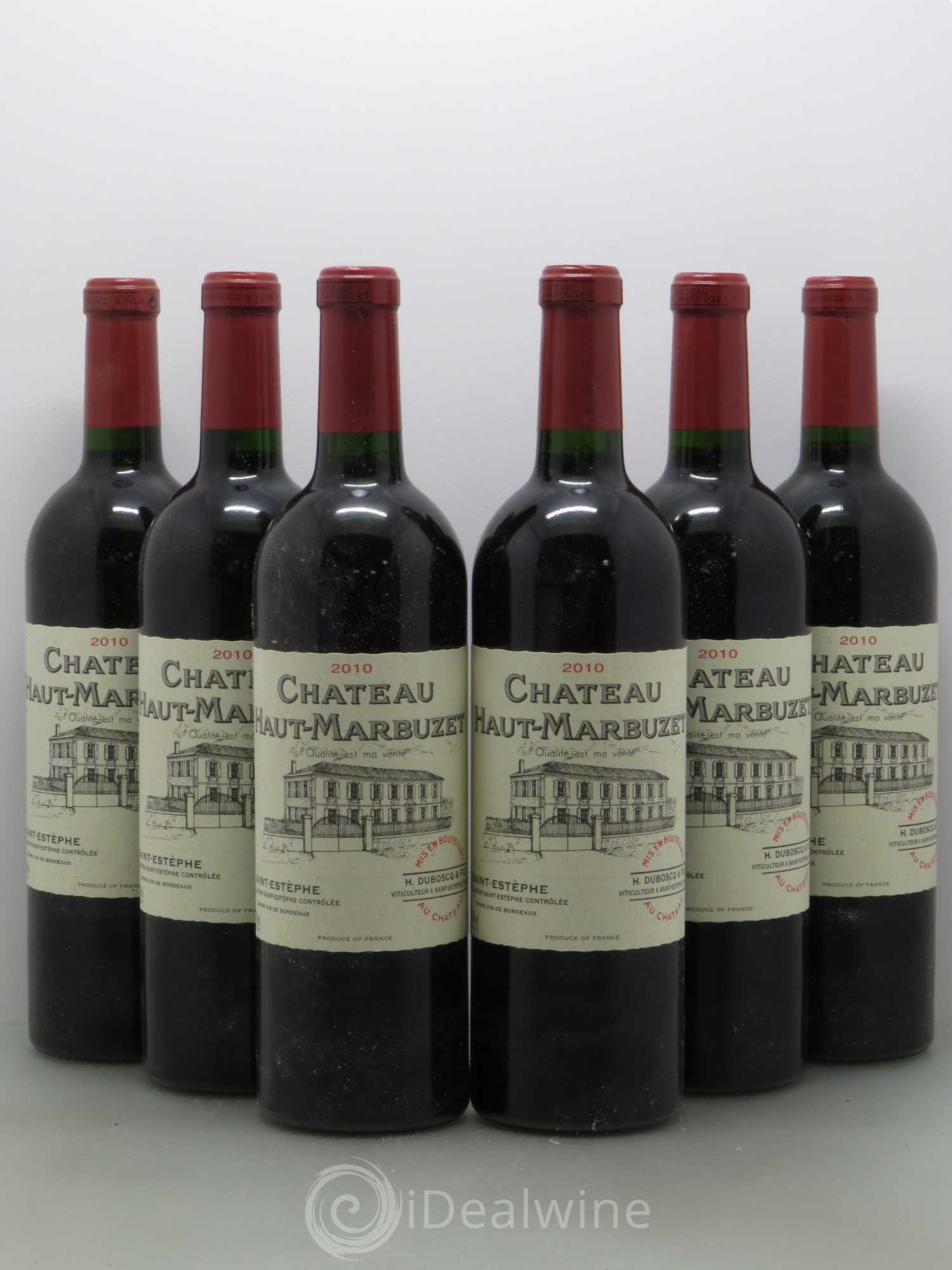 Château Haut Marbuzet 2010 - Lot de 6 bouteilles - 0