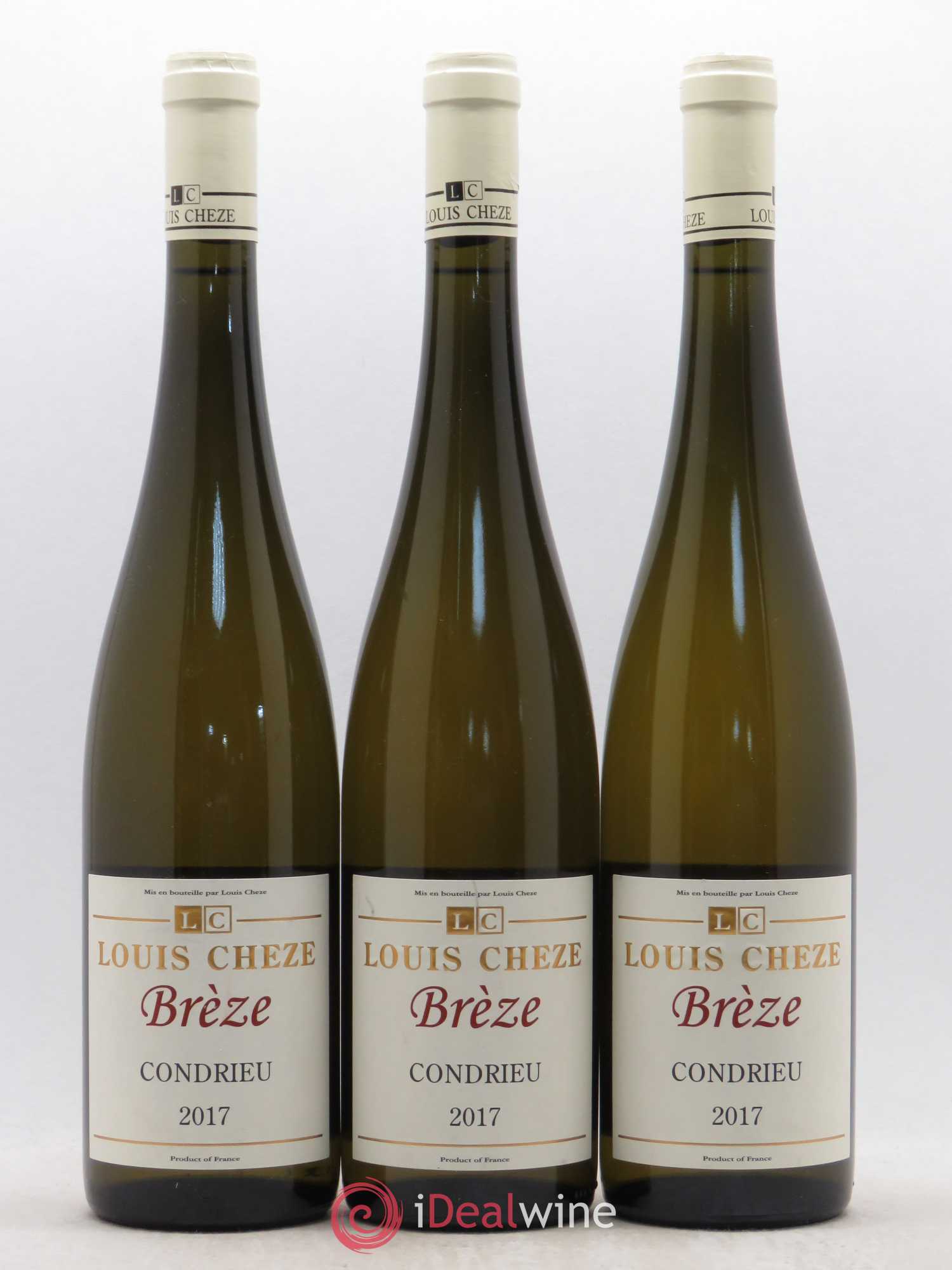 Condrieu Brèze Louis Cheze (Domaine) 2017 - Lot de 3 bouteilles - 0