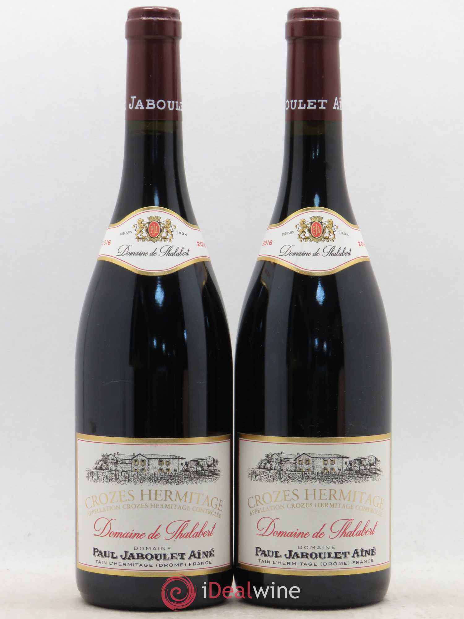 Crozes-Hermitage Domaine de Thalabert Paul Jaboulet Ainé 2016 - Lot de 2 bouteilles - 0