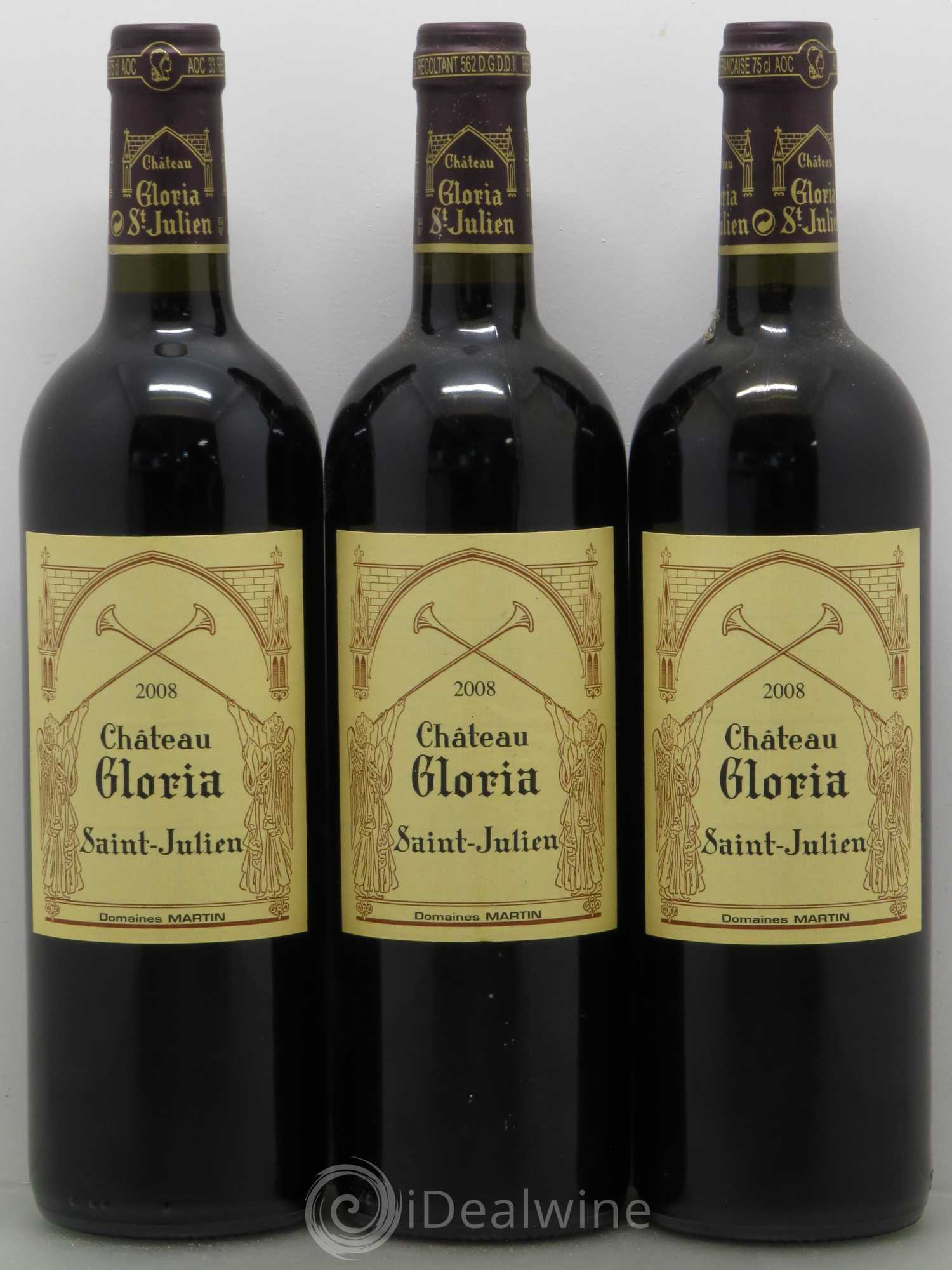 Château Gloria 2008 - Lot de 6 bouteilles - 1
