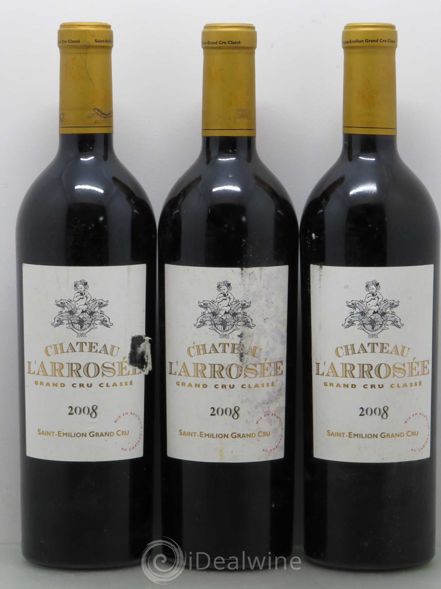 Château l' Arrosée Grand Cru Classé 2008 - Lot de 6 bouteilles - 1