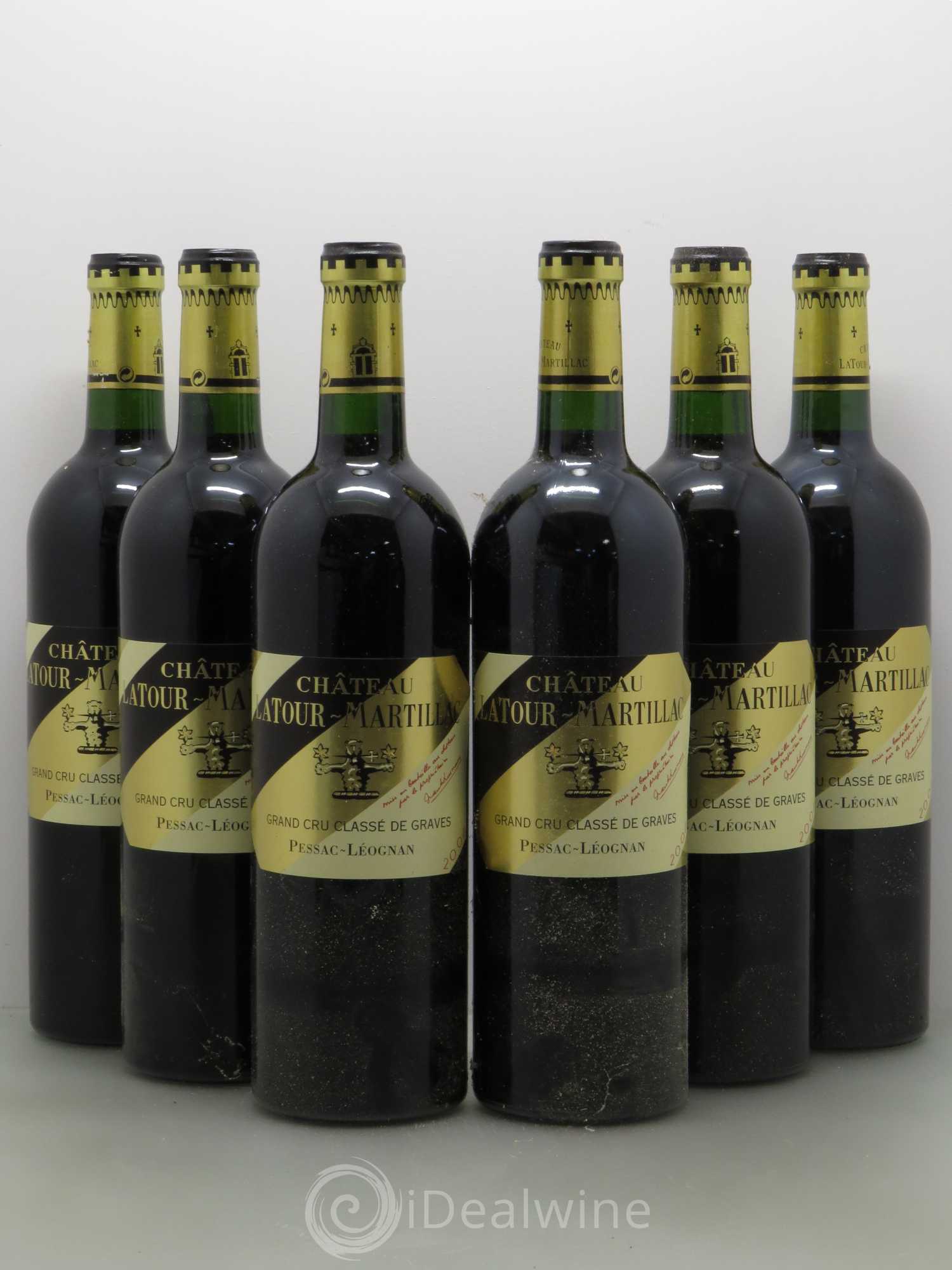 Château Latour-Martillac Cru Classé de Graves 2008 - Lot de 6 bouteilles - 0