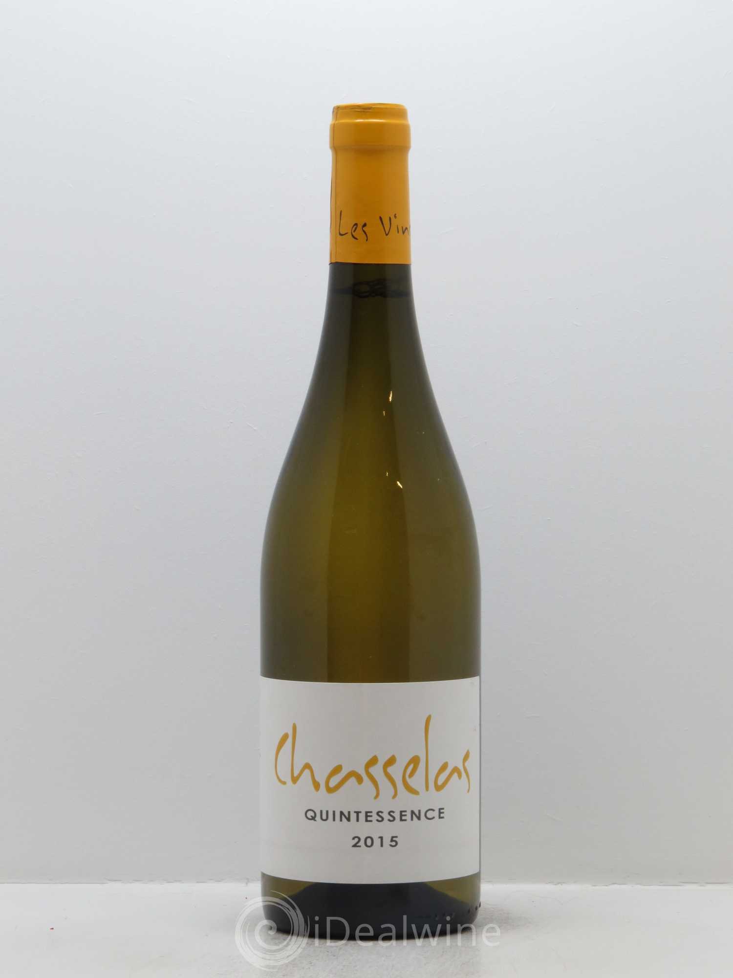Vin des Allobroges Chasselas Quintessence Les Vignes de Paradis 2015 - Lot de 1 bouteille - 0