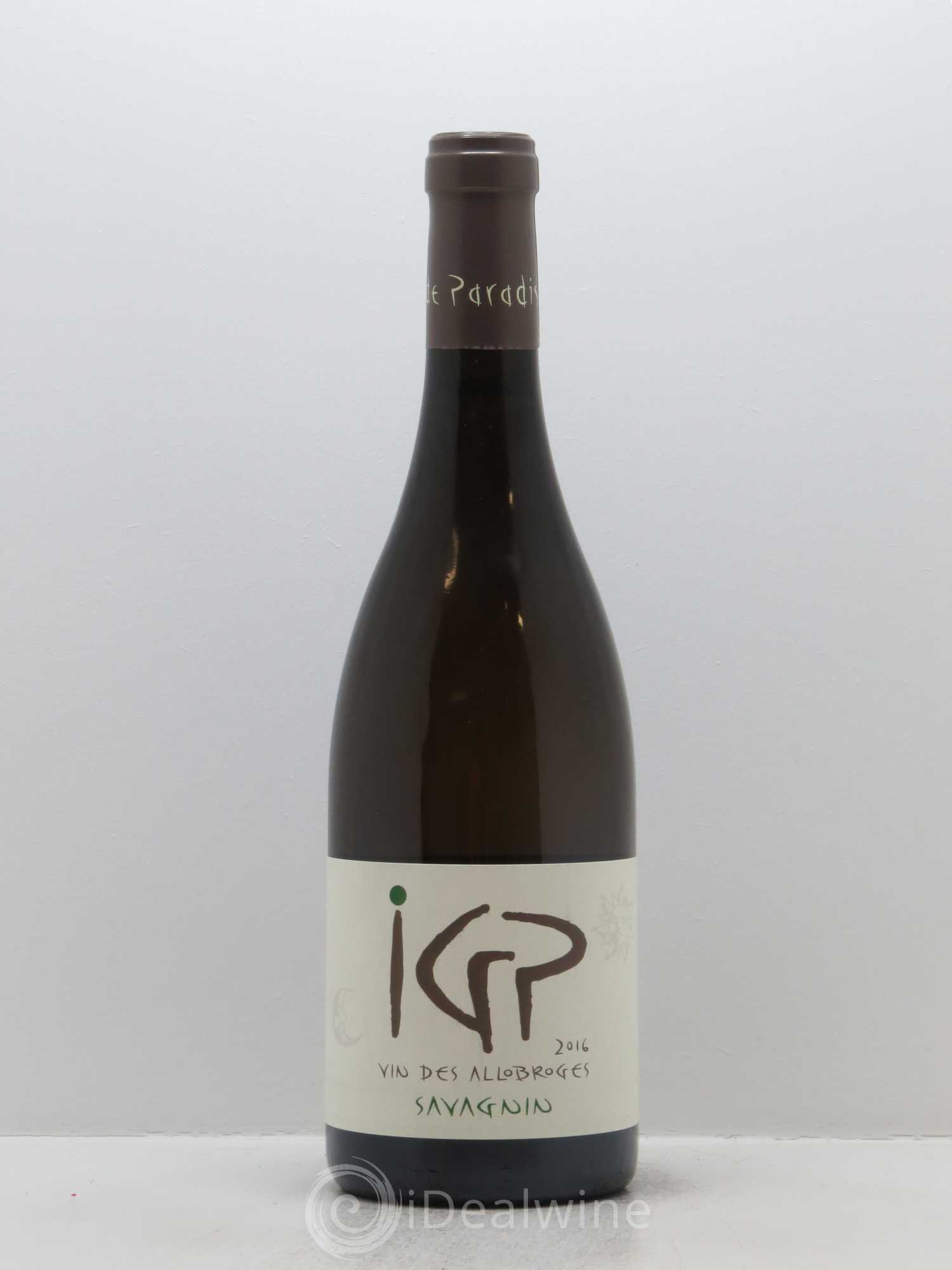Vin des Allobroges Aux Détours du Lac Les Vignes de Paradis 2016 - Lot de 1 bouteille - 0