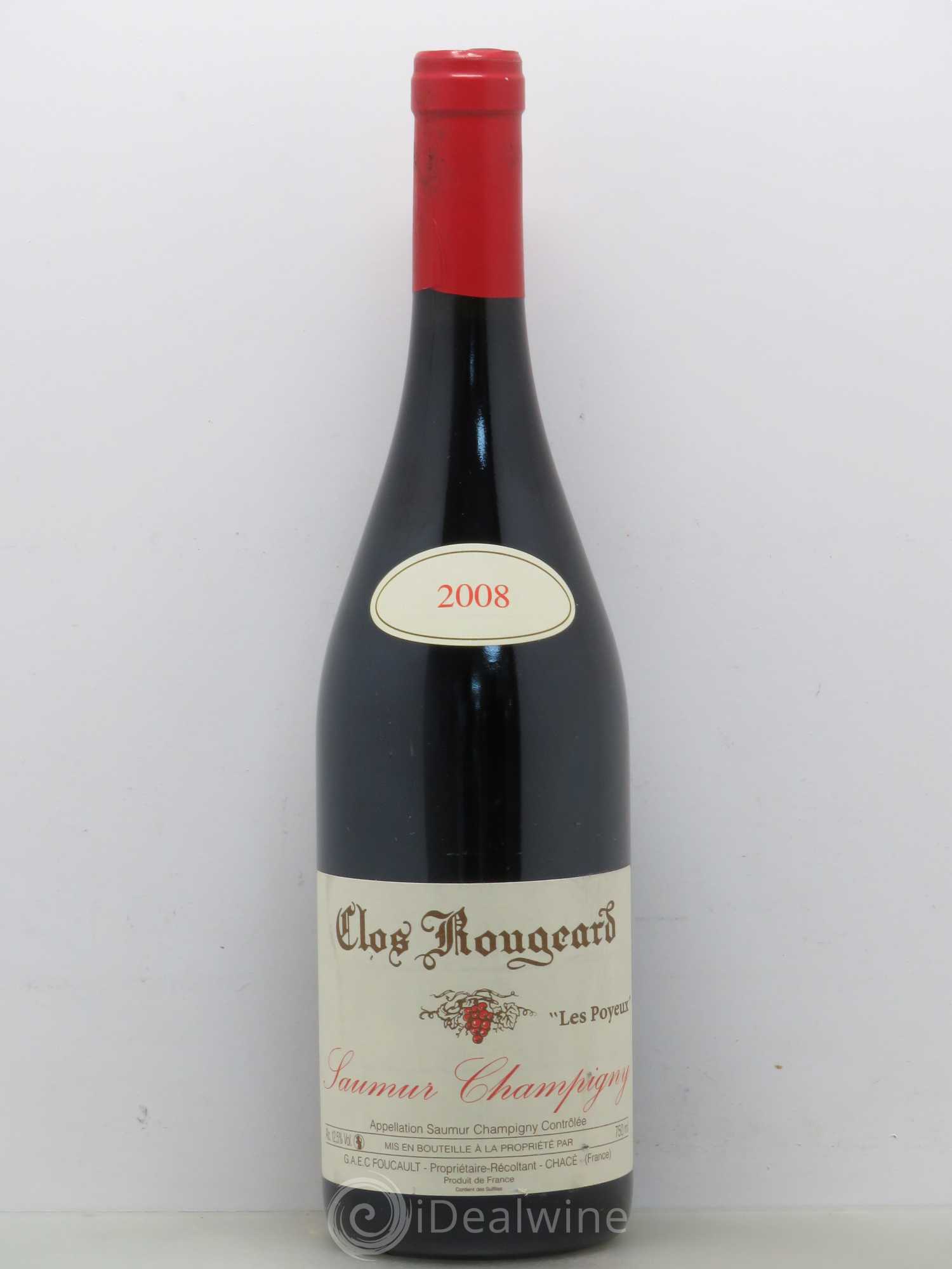 Saumur-Champigny Les Poyeux Clos Rougeard 2008 - Lot de 1 bouteille - 0