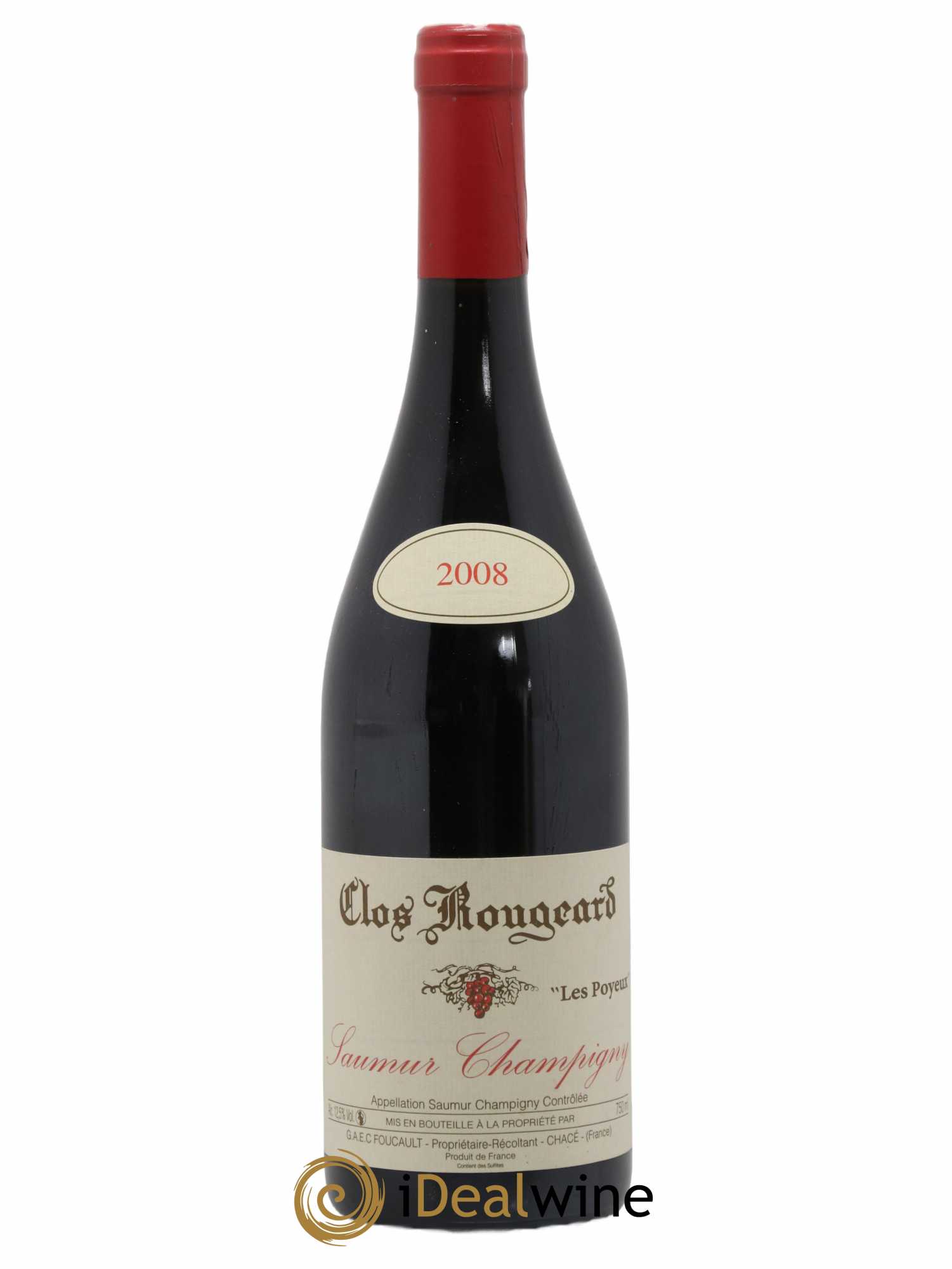 Saumur-Champigny Les Poyeux Clos Rougeard 2008 - Lot de 1 bouteille - 0