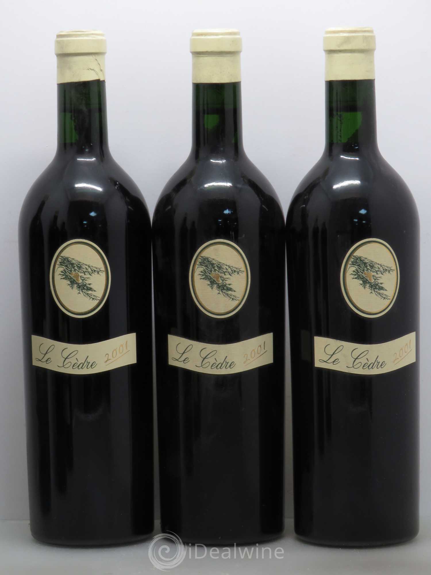 Cahors Château du Cèdre Cuvée Le Cèdre Pascal et Jean-Marc Verhaeghe 2001 - Lot de 6 bouteilles - 1
