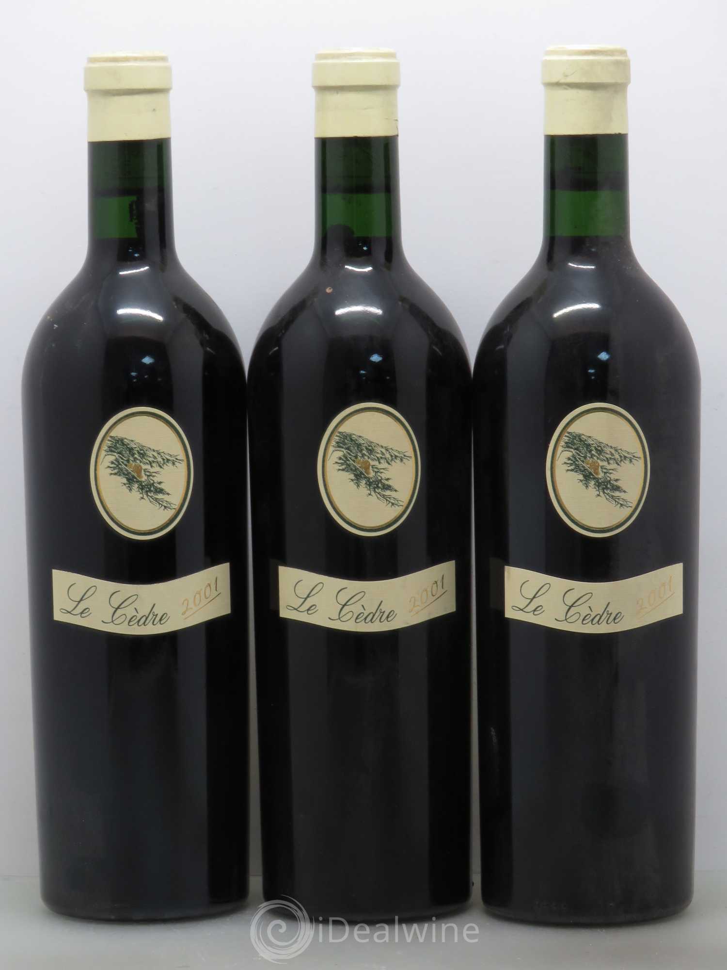 Cahors Château du Cèdre Cuvée Le Cèdre Pascal et Jean-Marc Verhaeghe 2001 - Lot de 6 bouteilles - 2