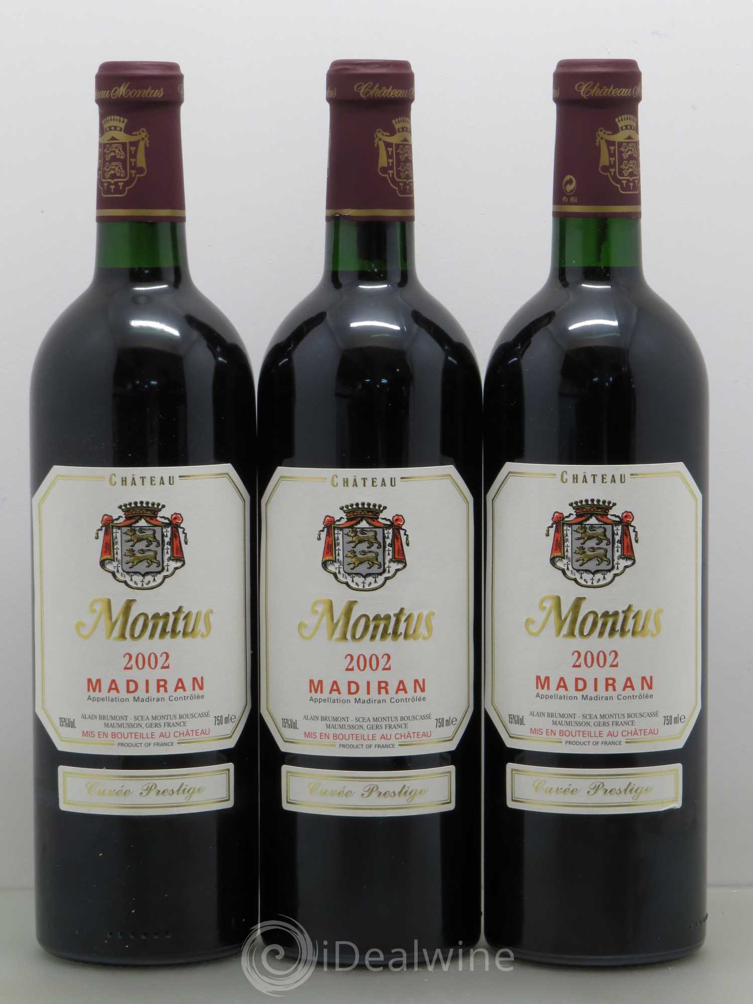 Madiran Château Montus-Prestige Alain Brumont 2002 - Lot de 6 bouteilles - 2